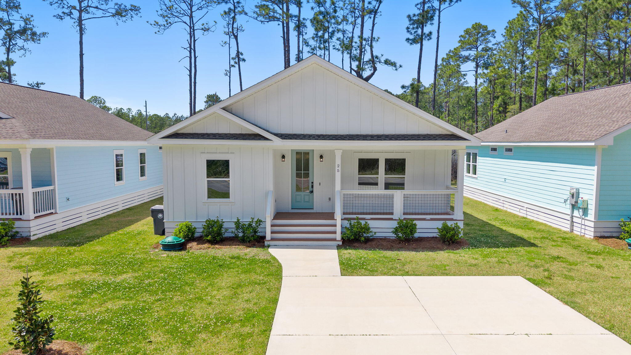 Builder says to get it sold! New construction 2024 Florida cottage in Santa Rosa Beach with no HOA and short-term rental allowed. This modern home offers a clean, functional design in a single-level layout just off Hwy 331. This 3 BR, 2.5 BA home features an open-concept living, kitchen, and dining area designed for easy flow and natural light. The kitchen stands out with white shaker cabinetry, stainless steel appliances, subway tile backsplash, and a large island with seating. Luxury vinyl plank flooring runs throughout the home, paired with recessed lighting and a split-bedroom layout that gives separation to the primary suite.

The primary bath features a double vanity and a glass-enclosed walk-in shower with tile surround. Exterior features include a solid build with many upgrades including Hardie board siding and trim, a covered front porch, and a large private driveway on a 50x125 lot. The setting offers a simple, low-maintenance footprint with, I'll say it again - NO HOA restrictions - so no headaches, emails, fees, and assessments, just the easy Florida lifestyle you imagine.

Need help seeing the full potential of an unfurnished new construction home? Visit The Spin Inn at 1338 N. County Highway 393, MLS #1007973, the builder's professionally designed and fully furnished model home featuring this same floor plan.

This property is offered at $445,000 in its current unfurnished condition. Buyers may also select an optional $50,000 professional design and furnishing package by separate written agreement, creating a fully furnished purchase package of $495,000. The package can include a personalized interior concept, coordinated furniture and décor, property setup, website design and introductory short-term-rental operations training, subject to final selections, availability and written specifications.

With convenient access to emerald coast beaches, dining, shopping, and all the many things driving relocation to Florida nationwide, this property works as a primary residence, second home, or rental investment.

All information is deemed reliable but not guaranteed. Buyer to verify all details, including but not limited to measurements, features, zoning, and permitted uses.