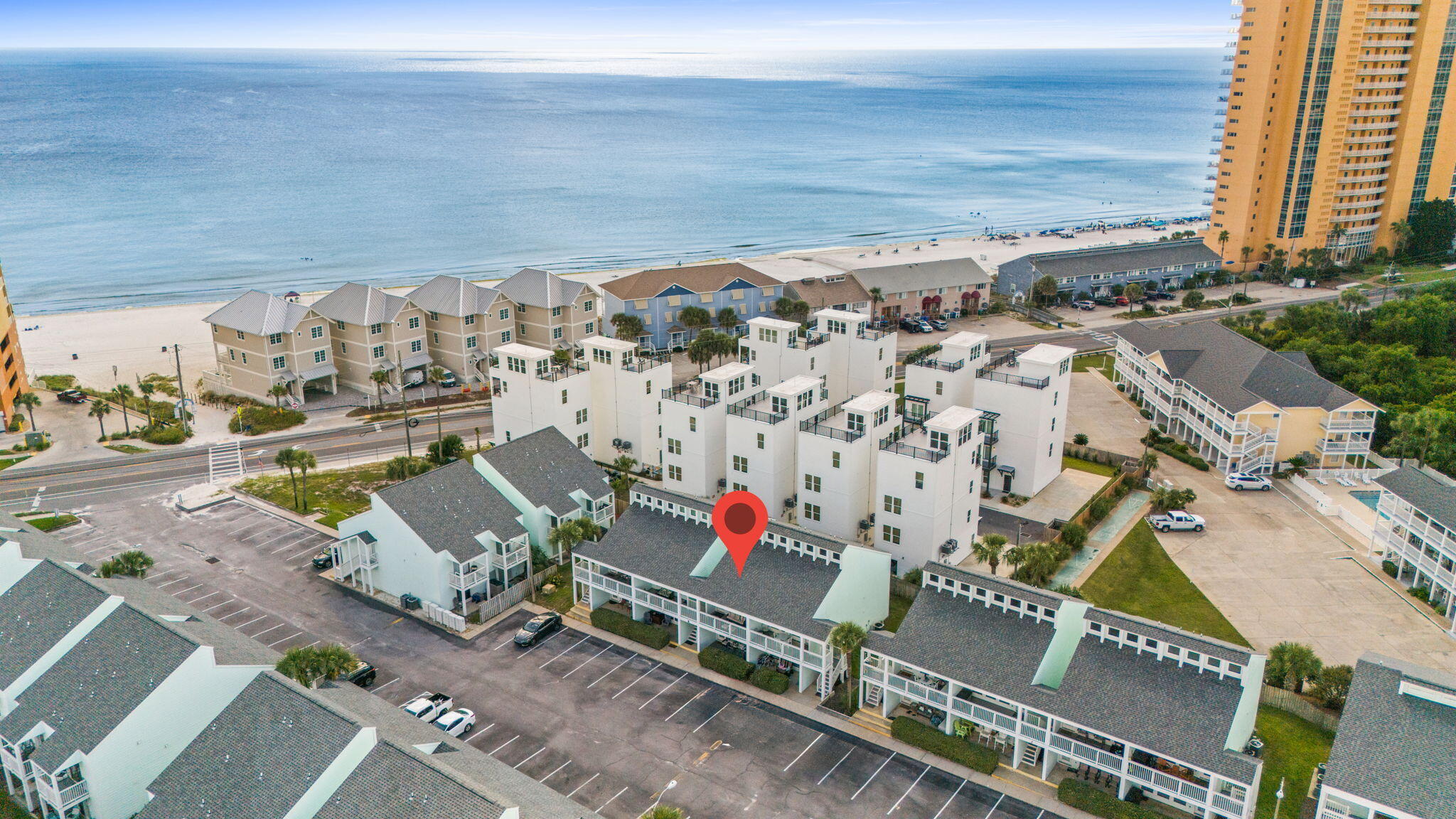 BEACH ACCESS, PRIVATE BALCONY, AND FULLY FURNISHED--Southwind K7 offers the ideal combination of coastal style, convenience, and flexibility in Panama City Beach. Whether you're searching for a personal beach retreat, second home, or short-term rental investment, this move-in-ready loft-style condo is ready to enjoy from day one.

Vaulted ceilings and abundant natural light give the open living space a bright, airy feel, while the seamless connection between the kitchen, dining, and living areas makes the layout comfortable for relaxing and entertaining. Upstairs, the private primary suite opens to its own balcony, creating a peaceful spot to unwind and enjoy sunset skies with subtle glimpses of the Gulf.

Southwind residents enjoy a community pool and easy access to the sugar-white sand through the nearby public beach access. The convenient west-end location places you close to Pier Park, Frank Brown Park, shopping, dining, and entertainment, with quick access to Highway 79 and Northwest Florida Beaches International Airport.

Fully furnished and rental-ready, Southwind K7 delivers the low-maintenance coastal lifestyle buyers and vacationers are looking for--just steps from the beach and minutes from some of Panama City Beach's most popular destinations.
 Move-in ready and rental-ready, this condo is your opportunity to enjoy or invest in the best of Panama City Beach.