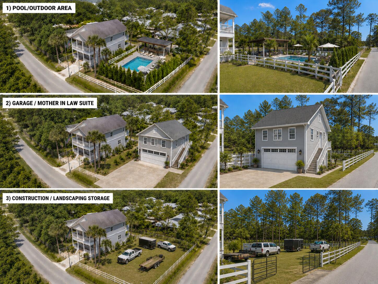 Welcome to 834 S Church Street -- a rare opportunity in the heart of Santa Rosa Beach offering space, flexibility, and endless potential. This beautifully maintained 3-bedroom, 2.5-bath home is centrally located less than 10 minutes from the Emerald Coast's white-sand beaches, dining, shopping, and entertainment.

 What truly sets this property apart is the included adjoining lot, offering an additional .167 acres of space and endless possibilities for expansion, outdoor living, or additional storage and parking.  Whether you envision creating a resort-style pool and outdoor entertaining area, building a carriage house or mother-in-law suite, or utilizing the space for additional parking and storage for a landscaping or construction business, the possibilities are endless.