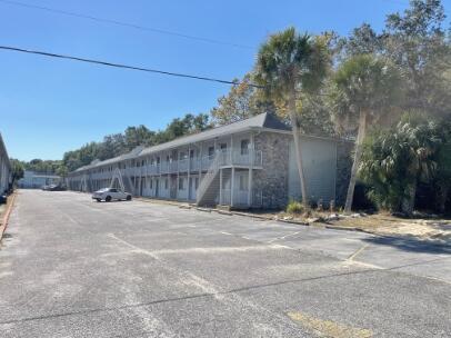 A short trip to Eglin. This is a Ground floor unit. This lovely 2 bedroom one bath unit is located just a few short feet from the laundry facility, pool area, and picnic tables. New stove and refrigerator. LVP through out the condo. Newly painted. This lovely home is waiting for you. Community pool just a short walk away. Water, trash and pest control included.