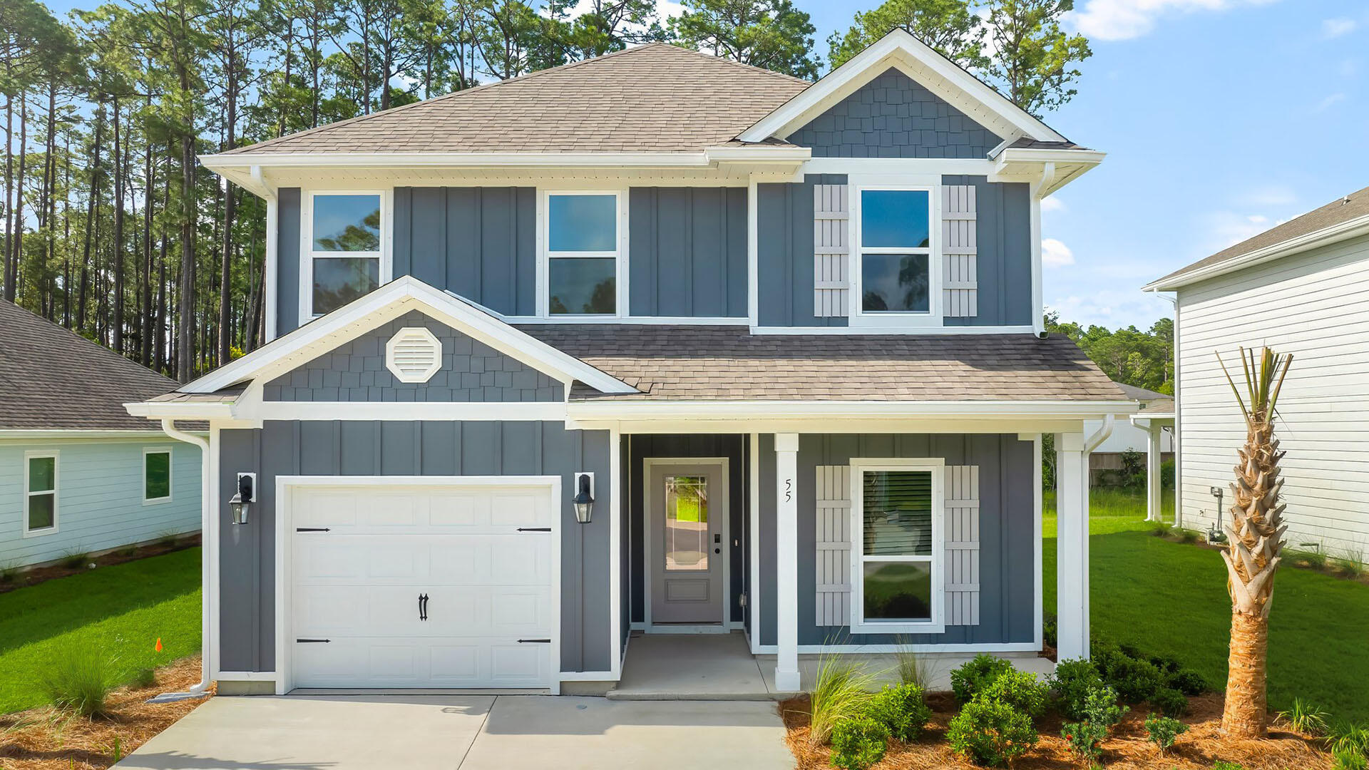 Welcome to 47 Dylan Drive, a new home at Crest Bay Cottages in Miramar Beach, Florida. This home is in the final stages of construction and will be ready for move in soon! The Alabaster is a thoughtfully crafted single-family home that is ideal for a primary residence, second home, or vacation retreat. A welcoming covered entry opens into a foyer that flows seamlessly into the dining area and expansive open concept living space. Stylish EVP flooring enhances durability and design throughout the main living areas. 

At the heart of the home, the kitchen and family room are perfect for everyday living and entertaining, showcasing quartz countertops, a spacious center island, abundant cabinetry, and a generous pantry. Natural gas service with a gas cooktop elevates the kitchen for home chefs, while matte black plumbing and hardware fixtures add a bold, contemporary finish.

The main level primary suite offers a private retreat with an ensuite bath featuring dual vanities, an oversized shower, and a walk in closet. Upstairs, a versatile loft provides flexible living or media space and is surrounded by three secondary bedrooms. Two bedrooms share a full bath, while the fourth includes a private ensuite, ideal for guests or multigenerational living.
Additional highlights include the laundry room on the main level and a powder room near the entry.