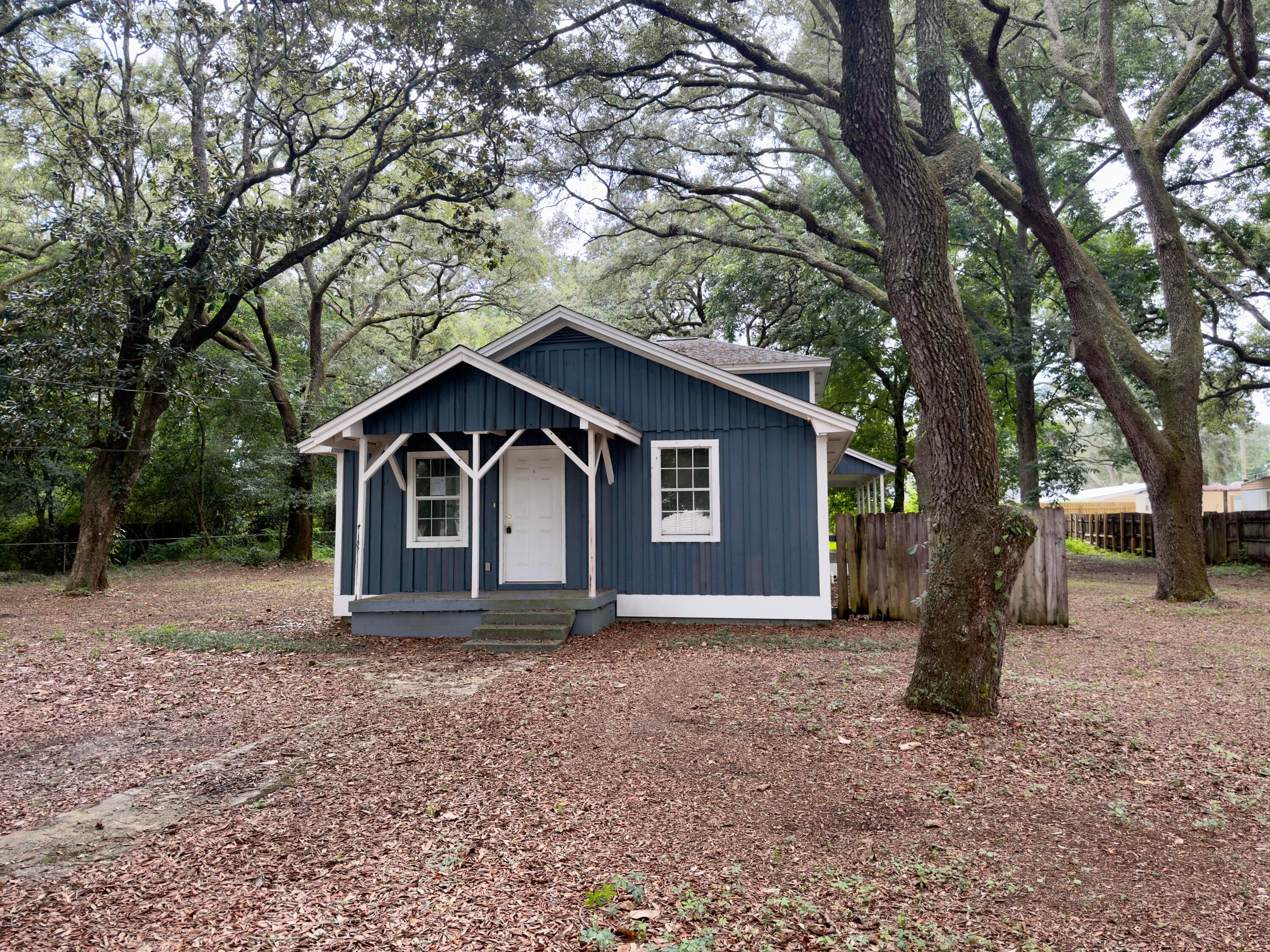 Located in the heart of Niceville, this HUD owned REO home is not your typical property. Resting on a large 0.59 acre parcel, this home was originally built in 1943. With 1800sf of total living space, this 5 bedroom 2 bath home has laminate floors, updates in the recent past, and per property appraiser, an effective year of 2000. This shotgun style home has a partially fenced back yard, wood siding and trim, a small balcony off of the upstairs master bedroom and a covered front and back porch. Possibilities are there with this large lot and adjacent zoning. Home does need some repairs and may not qualify for all financing, but financing is indeed available. Home qualifies for HUDs $100 down program and is Insurable with Escrow (IE). A definite must see.