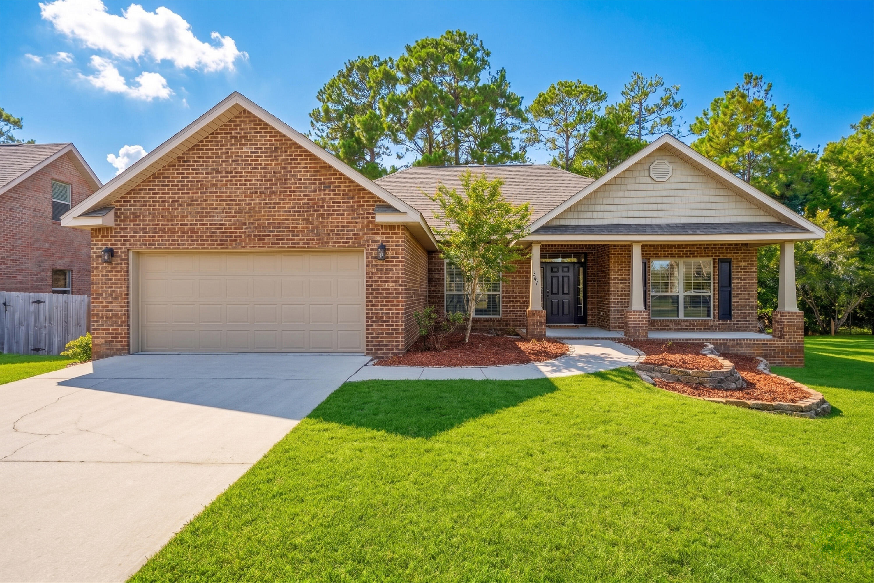 Set on a huge 0.52 acre lot with peaceful forest views, this beautifully updated Point Washington home is minutes from 30A beaches and features brand new LVP flooring, high ceilings, and a freshly painted interior for a clean, move-in ready feel. Offering ample space with room for boat parking, this property delivers convenience and a laid-back coastal lifestyle. 

The kitchen features granite countertops, stainless steel appliances, and a sunny breakfast area. There is an additional dining area/flex space off the entry. The living room is spacious and has high ceilings and a wood-burning fireplace.

The Master Bedroom has an en suite with an upgraded walk-in shower and a large soaking tub. There is a double vanity with granite countertops and his-and-hers closets with built-in shelving. 

The two guest bedrooms share a bathroom with a beautiful walk-in shower. Additional features include a dedicated laundry room, 2-car garage, irrigation system, and more.

Peach Creek is a charming neighborhood that is known for its friendly residents and holiday festivities. It is a short drive from iconic Seaside and Rosemary Beach. Food trucks often visit the neighborhood, and it has a new walking path perfect for outdoor activities. Schedule a showing today!