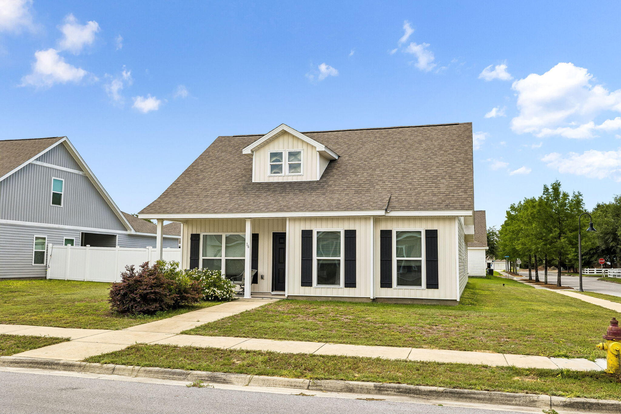 Enjoy this beautiful home in Freeport's sought-after Owl's Head new build community, just minutes from the beach. This single-story Aspen floorplan features three bedrooms, a rear-entry garage, and a screened-in porch. Inside, enjoy LVP flooring, no carpet, ivory cabinetry, sleek countertops, and a Smart Home package with DEAKO Smart Switches. All windows have 2'' white woodgrain blinds, and the backyard features a new 6' white composite privacy fence with a gate. The LG washer and dryer will convey along with the refrigerator, several televisions and some furnishings. Owl's Head offers a fantastic lifestyle with access to restaurants, shopping, golf courses, a paved trail, a spring fed lake, a sports complex, and the E.O. Wilson Biophilia Center, and marinas. Conveniently located 36 miles from Eglin AFB, 37 miles from Duke Field, and 23 miles from Sacred Heart Hospital. This home is ready for you to enjoy coastal living at its finest!