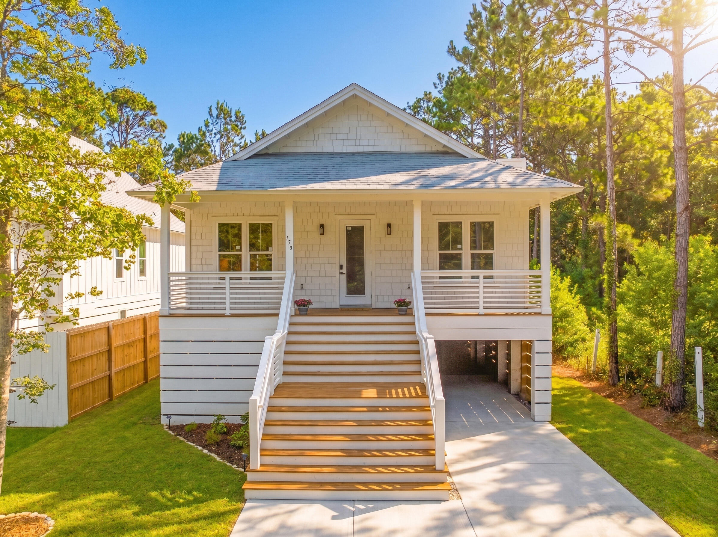 Welcome to 179 S 4th Street, a thoughtfully designed new construction home offering 3 bedrooms, 3 bathrooms, and just minutes from 30A. An oversized front porch creates the perfect place to enjoy your morning coffee before stepping inside to an open, light-filled living space.

The kitchen features stainless steel appliances, ample workspace, and a seamless flow into the living and dining areas, making it ideal for both entertaining and everyday living. Just off the main living space, a dedicated laundry room adds convenience to the home's functional layout.

Down the hall, you'll find two guest bedrooms, including one with a private ensuite bathroom. Tucked away at the back of the home, the primary suite serves as a peaceful retreat with cathedral ceilings, a custom walk-in closet, and a private balcony that leads directly to the backyard.

Outside, the spacious backyard offers plenty of room for pets, entertaining, or simply enjoying a little extra privacy. Beneath the home, you'll find flexible space that can be used for covered parking, additional storage, or a home gym. 

With no HOA, you'll have the freedom to truly make this property your own. Whether you're looking for a primary residence, a second home, or an investment property, this home offers the versatility to fit a variety of lifestyles. Conveniently located just minutes from Ed Walline Beach Access, Cessna Landing Boat Ramp, and some of the Emerald Coast's best restaurants, shopping, and beaches, this home offers the perfect balance of everyday comfort and the 30A lifestyle. 

Reach out today to schedule a showing!