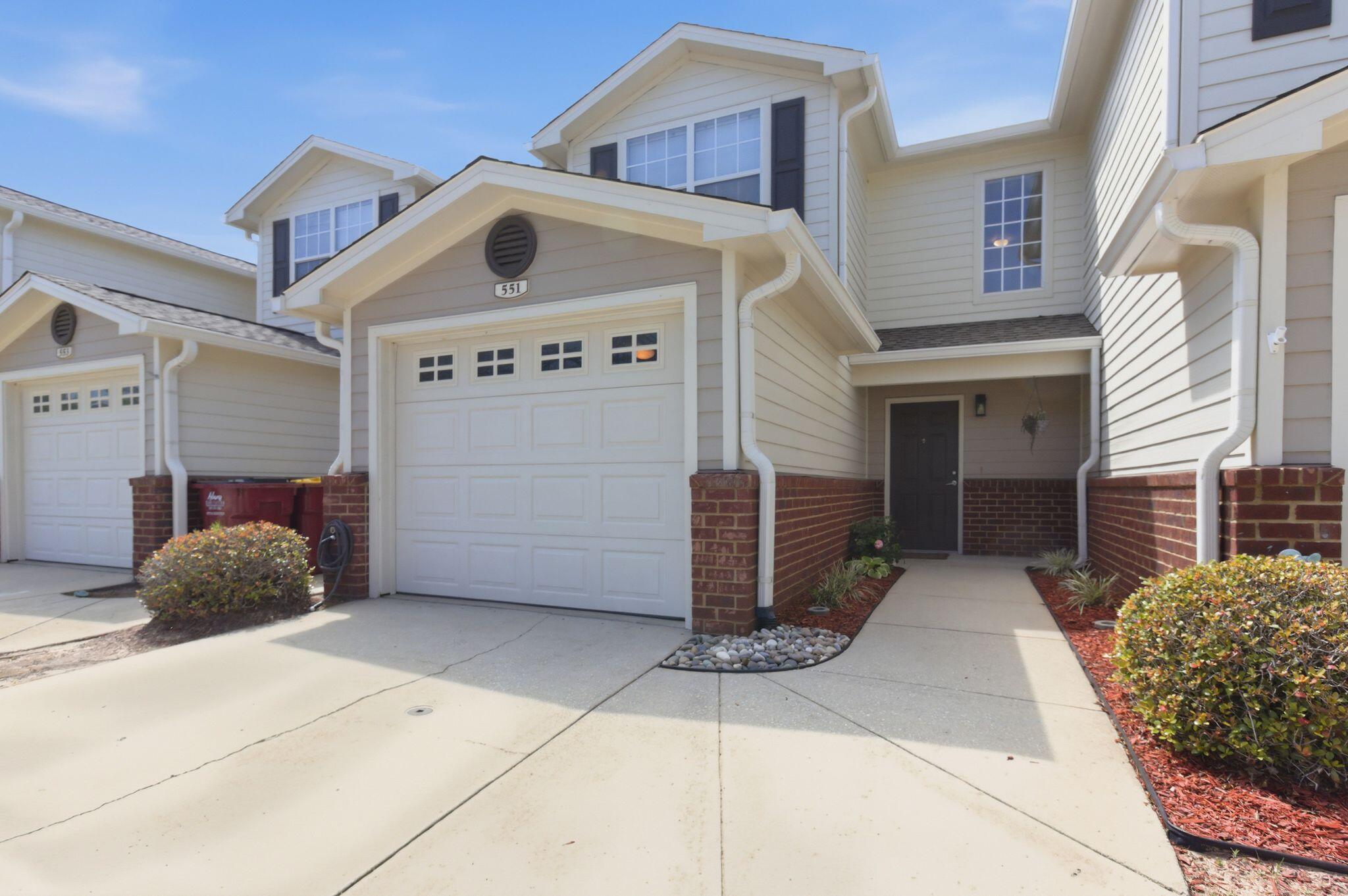 Beautiful townhome is within minutes of Duke Field, Eglin AFB, beautiful beaches and shopping. Nicely updated to include ceramic wood tile, crown molding, stainless steel appliances, this home lives large. The downstairs kitchen, den, half bath and dining area are perfect for entertaining. The two primary bedrooms, each with their own bathroom and walk-in closet, are located on the second level. Enjoy grilling on your back patio or take advantage of the community pool, playground, and community room. The HOA takes care of the lawncare, all you need to do is relax and enjoy the beautiful Florida sunshine! Conveniently located and move-in ready, this house is a perfect place to call home. Don't miss your chance to see it! Schedule a showing today. Call 850-729-0399 View rental requirements or apply at www.RentwithBSR.com

No smoking or vaping. FEES: $50 per adult 18+ application fee, Landlord Liability Policy (if proof of Renter's coverage is not provided) $15 mo, Pest Assurance pest control policy $20 mo.