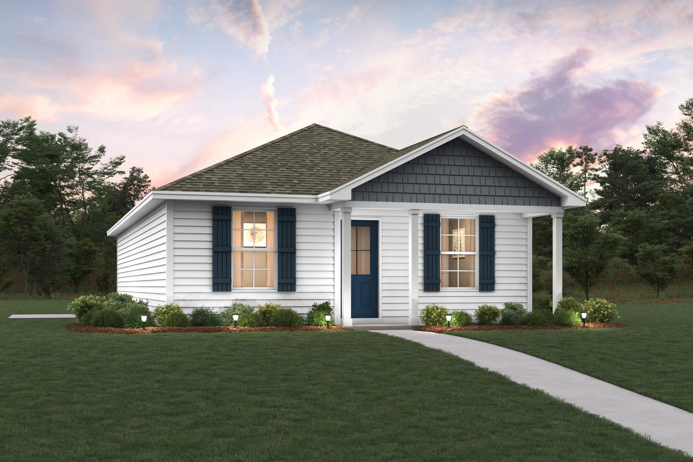 Welcome home to this NEW Single-Story Home in the Cottages at Crestview Community! The desirable Lanier Plan boasts an open design encompassing the Living and Kitchen spaces. The Kitchen features gorgeous cabinets, quartz countertops, and Stainless-Steel Appliances (including Range with a Microwave hood and Dishwasher). The primary suite has a private bath and a walk-in closet. This Home also includes 2 more bedrooms and a secondary bathroom. Energy-efficient Low-E insulated dual-pane vinyl windows and a one-year limited warranty ensure comfort and peace of mind.