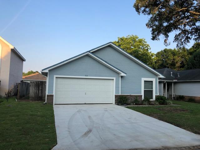 Available July 1, 2026! Get $500 off first month's rent when you sign by May 31st. This beautifully updated and very well-maintained 3 bedroom, 2 bathroom home features an updated kitchen and bathrooms, along with wood-style tile flooring throughout the living areas. Conveniently located near shopping, schools, and restaurants, this home also offers easy access to both Hurlburt Field Air Force Base and Eglin AFB. The spacious great room includes a cozy wood-burning fireplace and opens to the dining area and kitchen, creating a perfect layout for relaxing or entertaining. The split-bedroom floor plan provides added privacy, and the home also features a private fenced backyard with patio and a two-car garage. Ask for the FREE pre-screening questionnaire now and don't miss this great rental!
