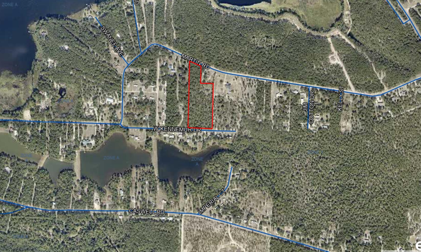 7 acres of lightly wooded land, just a quick 5-minute drive from the heart of town! This picturesque property is not only accessible via a paved road but also surrounded by nature's beauty, featuring several charming lakes and parks nearby. Enjoy the tranquility of rural living while still being less than an hour away from stunning beaches. You have been wanting this for a long time and now it can be yours. This is your dream come true!