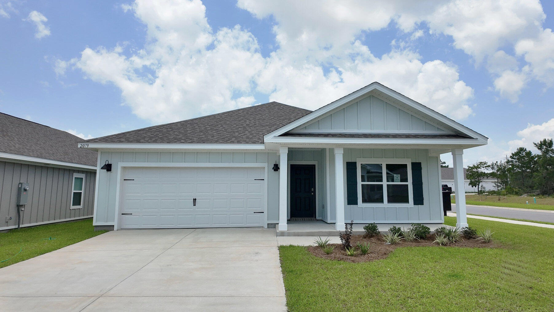 NOW SELLING! Welcome to Captains Cove in Navarre, FL. Welcome to the Beau Plan! Just under 1,800 square feet, this beautiful single- story home offers 4-bedrooms with 2-bathrooms, a 2-car garage, and a seamless open layout. Stunning Quartz countertops in kitchen and baths, all stainless-steel appliances, gorgeous EVP wood look flooring & plush carpet in the bedrooms. The Smart Home Connect System includes several Smart Home convenient devices. Upscale home with great curb appeal. Community Pickleball Court is an incredible amenity. Must see! ALL LISTING pictures, colors, features, and size may vary. Square footages are approximate.