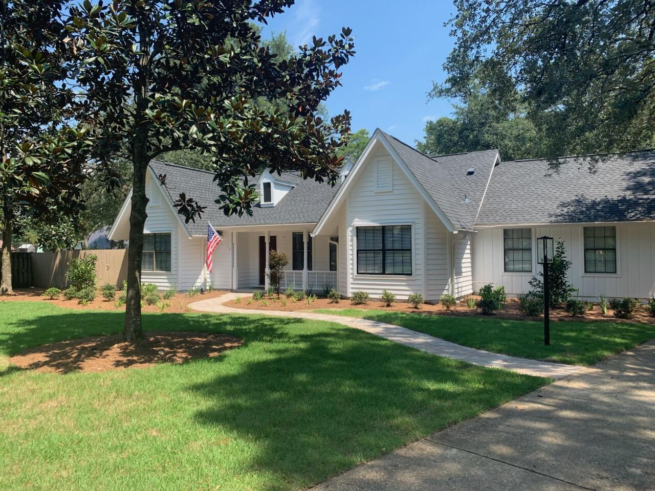 Looking for a well-maintained, move-in-ready home on a quiet Bluewater Bay cul-de-sac? This is it! Sitting on an oversized, 0.55 acre lot with no rear neighbors, this property gives you tons of privacy and even has a back gate opening right onto one of the neighborhood's walking trails. The huge backyard is fully fenced with a 9-foot entry gate. Inside, the living room features high vaulted ceilings and French doors that let in tons of natural light and look out over the yard. It has a great split-bedroom floor plan, a formal dining room, and a big eat-in kitchen with solid surface counters, an upgraded stove, and a breakfast bar. You also get great peace of mind with a 2019 roof, a 2020 HVAC, and a Rinnai tankless gas water heater so you never run out of hot water. The extra-large 2-car garage has tons of closet space plus two big workshop/storage rooms, one of which opens right up to the backyard. Top-rated schools are nearby, and you are just minutes from Bluewater Bay's golf, swimming, and tennis facilities. Come take a look! Property is tenant occupied, and available for showings with a confirmed 24 hr notice appointment only on June 8 or 9, or after June 13. Sellers prefer an August 3 or later closing as tenant will have vacated.