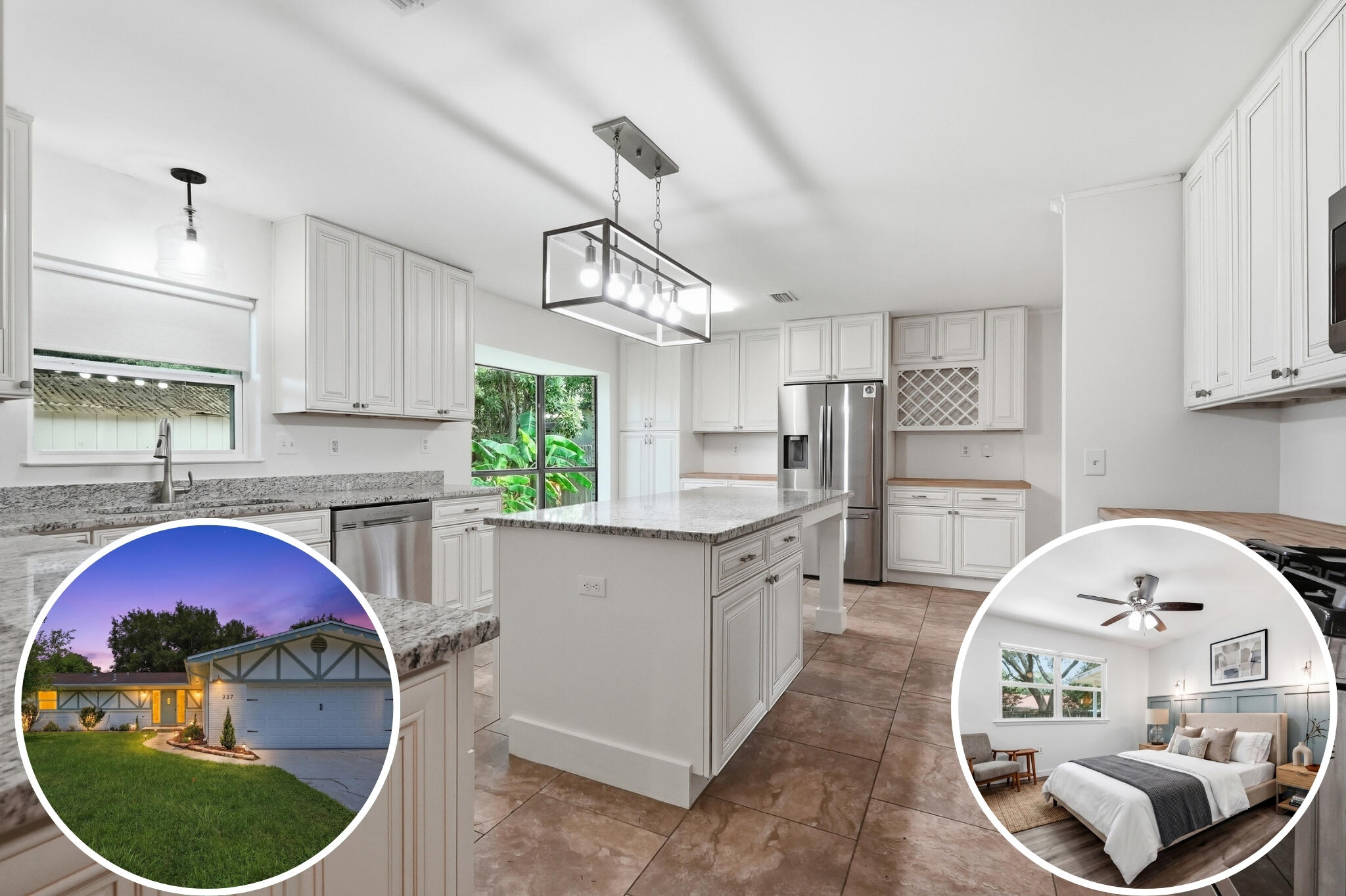 $5,000 towards your closing costs! Welcome to 337 Echo Circle, a beautifully remodeled 3-bedroom, 2-bathroom home tucked away in one of Fort Walton Beach's most desirable neighborhoods. Located near the back of the subdivision with no through traffic, this home offers a peaceful setting while remaining just minutes from Hurlburt Field, Eglin Air Force Base, shopping, dining, and the beautiful Emerald Coast beaches. Step inside through the oversized entry and enjoy hard-surface flooring throughout--there's no carpet anywhere! With two spacious living areas, there's plenty of room to spread out, entertain, or create the perfect home office or playroom. The impressive kitchen is a dream for anyone who loves to cook, featuring a gas range, upgraded granite countertops, warm butcher block accents, a large dine-in bar, and abundant cabinet space. Thoughtful upgrades continue throughout the home with quartz-topped bathroom vanities, recessed lighting, and ceiling fans throughout. The spacious primary suite is its own retreat, creating the perfect place to relax at the end of the day. The beautifully updated primary bathroom features a double vanity, and the cedar-lined walk-in closet adds both charm and functionality. Outside, the home has been freshly painted in modern coastal colors and features mature lemon and persimmon trees that provide both beauty and seasonal fruit, a spacious backyard,  a large storage building, and a covered deck that's perfect for relaxing or entertaining Additional updates include all new HVAC ductwork and a water heater replaced in 2020.With sidewalks, no HOA, and a neighborhood that's known for its incredible holiday displays each year, this is a home you'll enjoy year-round.