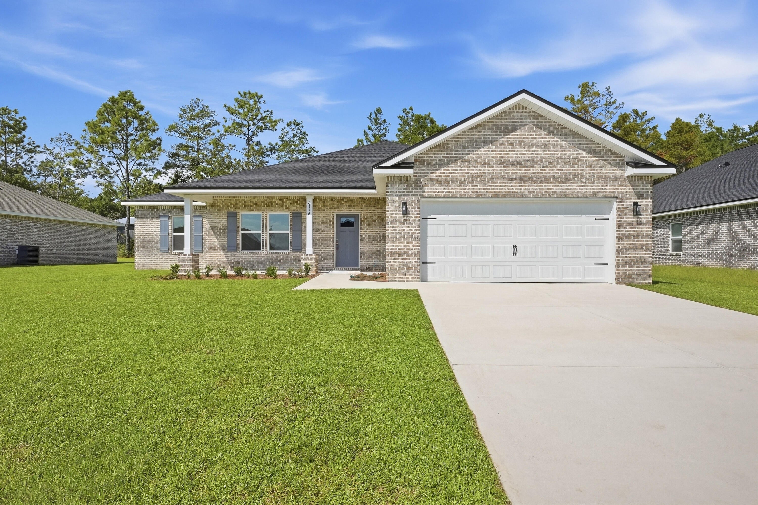 READY NOW! $20,000 TOWARDS CLOSING COSTS/PREPAIDS/RATE BUYDOWN (Must close by October 30 - Builder's lenders only).  NO HOA & LOW COUNTY TAXES! The 'Sierra Plan' offers flexibility and comfortable open areas.  Split BR plan, LVP in common areas, carpet in bedrooms, high ceilings, recessed lighting, ceiling fans throughout, front & rear porches for relaxing.  Kitchen has work island w/bar seating, cozy dining nook, pantry, white shaker cabinets and quartz countertops.  Finished 2-car garage and fully landscaped yard. Photos of similar sold home, elevation will vary, interior/exterior colors & finishes will vary. Call to see today!!