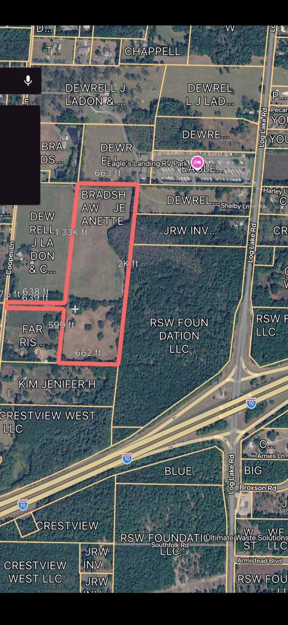 NO RECORDED SUBDIVISION - Land