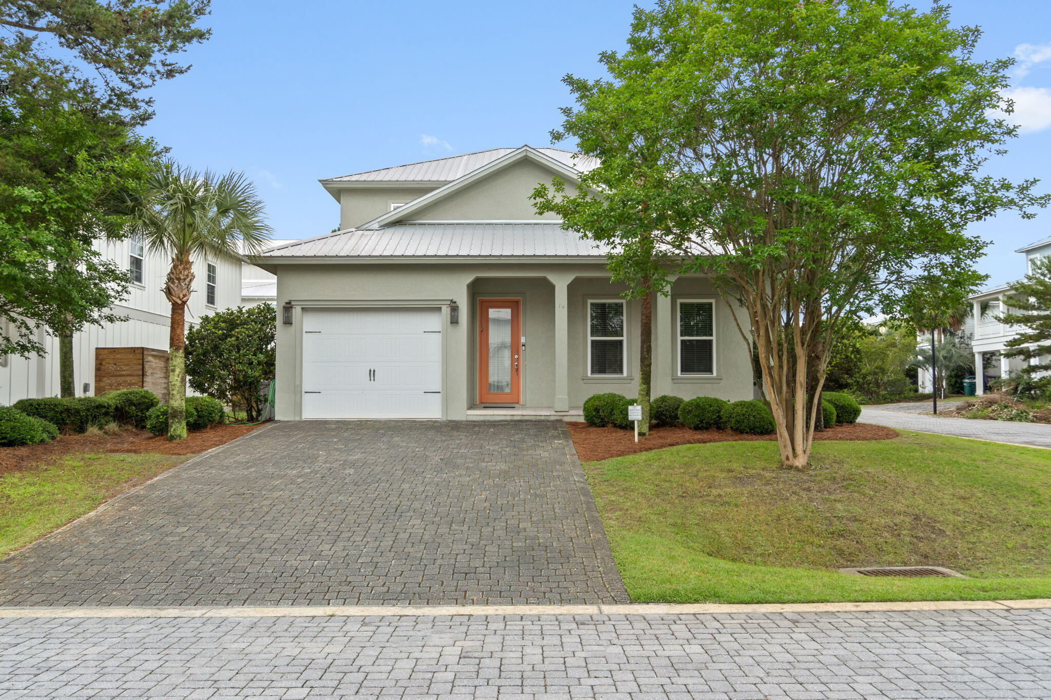 DEEDED BEACH ACCESS in a beautiful gated community!  This four-bedroom beach home  offers a community pool, clubhouse and deeded beach access via Hollywood Street. This house was made for beach living.  Primary Bedroom Suite on the main level, and 3 guest bedrooms each with their own bathroom on the 2nd floor.  The Main Level hosts additional 1/2 bath, large open concept kitchen, living, and dining - plenty of space flor all your friends & family.  You will have more than 2,600 square feet of living space, travel the charming cobblestone roads to get to the sugar-sand beaches and sparkling waters of the Gulf of Mexico less than a half-mile away.  This home overs all the amenities for full-time living or vacationing.  Don't miss out on this amazing home!  Buyer to verify all deemed important information.
