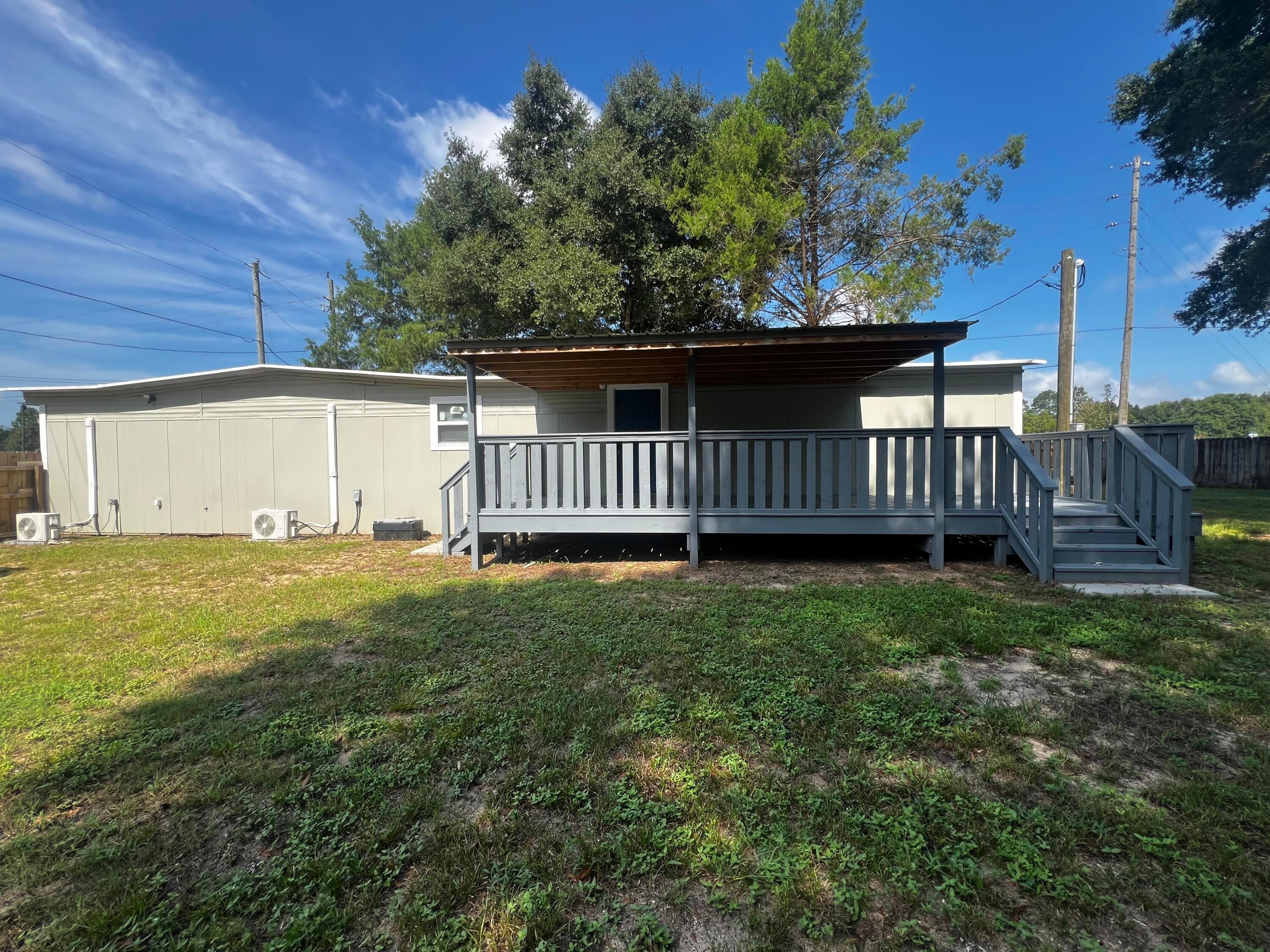 Newly remodeled home ready for immediate occupancy. It's located on a large half acre lot that is partially fenced. A pet will be accepted with breed approval and pet fee.