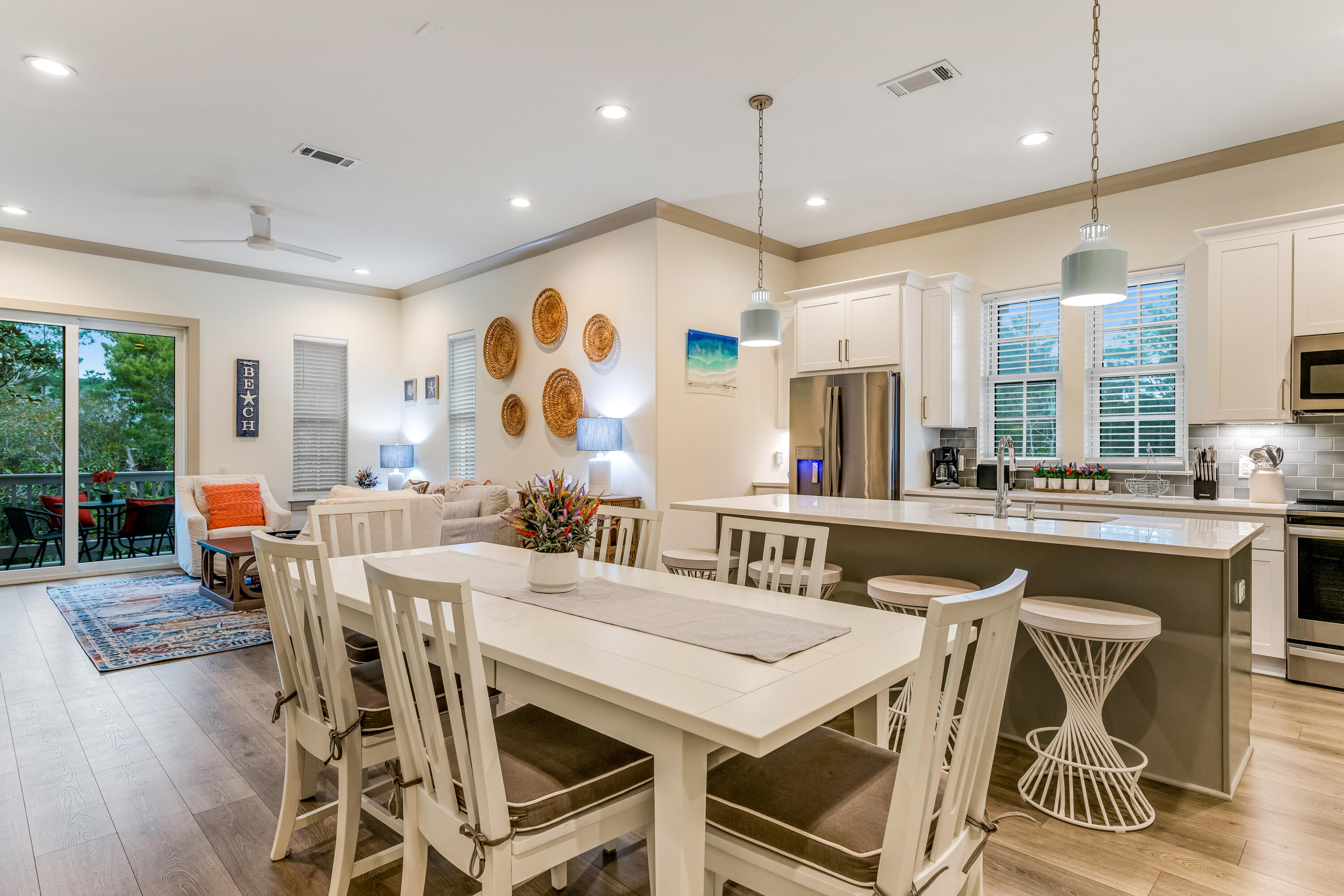 FULLY FURNISHED & TURNKEY! This spacious top floor corner unit is one of the largest in Azure at 30A, offering 3 bedrooms, 2.5 baths, abundant natural light, and a bright, open concept coastal design. Just steps from the Gulf and convenient to 30A's dining, shopping, and bike trails, this property offers incredible flexibility as a short-term vacation rental, long-term rental, second home, or full-time residence. Enjoy the community's resort style heated pool and spa and the laid back 30A lifestyle from day one. - sellers are also open to long term renting the property, call agent for more details.