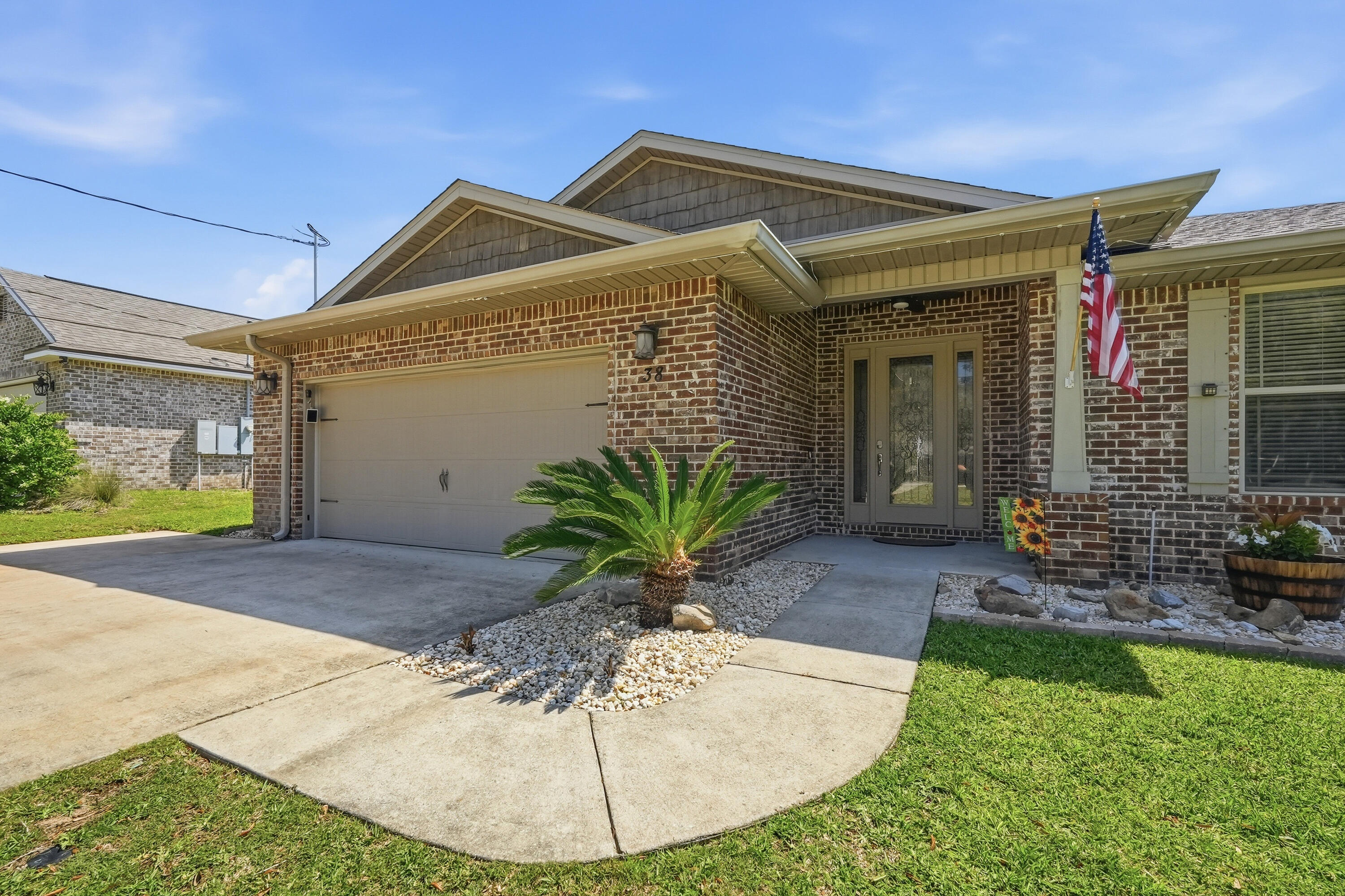 Updated Price! Come view this stunning home today to see how we can it your next piece of paradise! This like-new, expansive brick POOL home is located in the highly sought-after Poquito Bayou. Offering 5 bedrooms, 3 bathrooms, and 2,794 square feet, this beautifully updated residence is just minutes from the Poquito Boat Ramp--perfect for enjoying the coastal lifestyle.

Designed with both comfort and style in mind, the home features wood-look tile flooring, tray ceilings, crown molding, 9-foot ceilings, and 8-foot doors throughout. The open-concept layout and split floor plan provide an ideal balance of functionality and privacy.

At the heart of the home, the chef's kitchen impresses with quartz countertops, a large island, glass tile backsplash, soft-close cabinetry, and stainless steel appliances, including a gas range with hood.

The spacious primary suite overlooks the pool and includes a versatile adjoining office accessed through stylish barn doors. Four additional generously sized bedrooms and two full bathrooms are thoughtfully positioned on the opposite side of the home. 

Step outside to your private backyard oasis, complete with a sparkling pool--perfect for entertaining or relaxing. Additional upgrades include new appliances, a new pool pump and filter, and a whole-house generator for peace of mind. Check out the feature sheet for a full list of updates, and schedule your showing today!