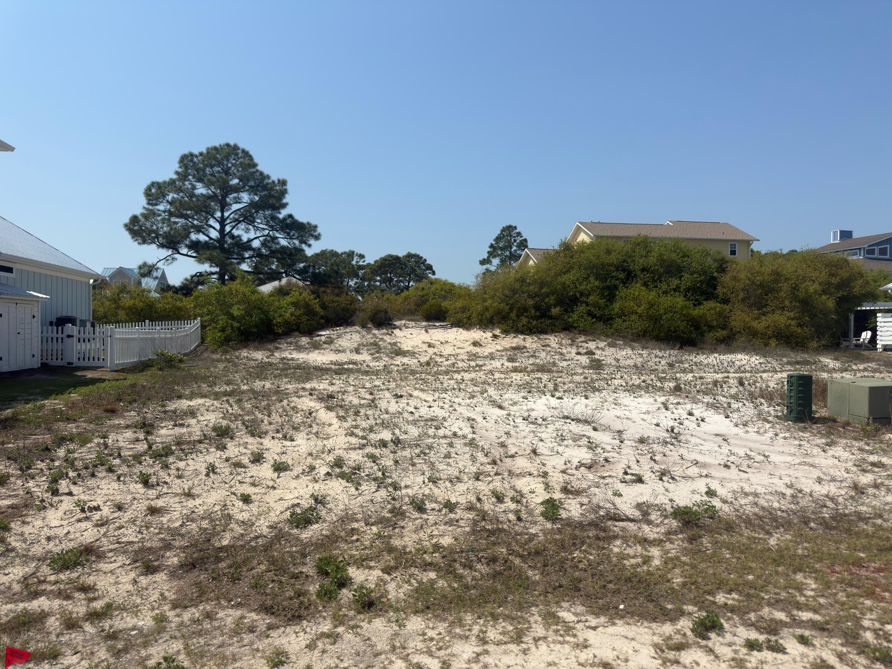 Great building lot with gulf views in the gated and established beach community of Villa Del Sol. Villa Del Sol is a bustling beach front master planned subdivision with dedicated beach and bay access, community pool, TWO pickleball courts, gated entry, brick paver streets with ribbon curbing, reasonable restrictions and association fees, and much more. Villa Del Sol is located at the beginning of Cape San Blas near Salinas Park (driving access point) and only 10 minutes to Port St Joe and 20 minutes to Apalachicola.