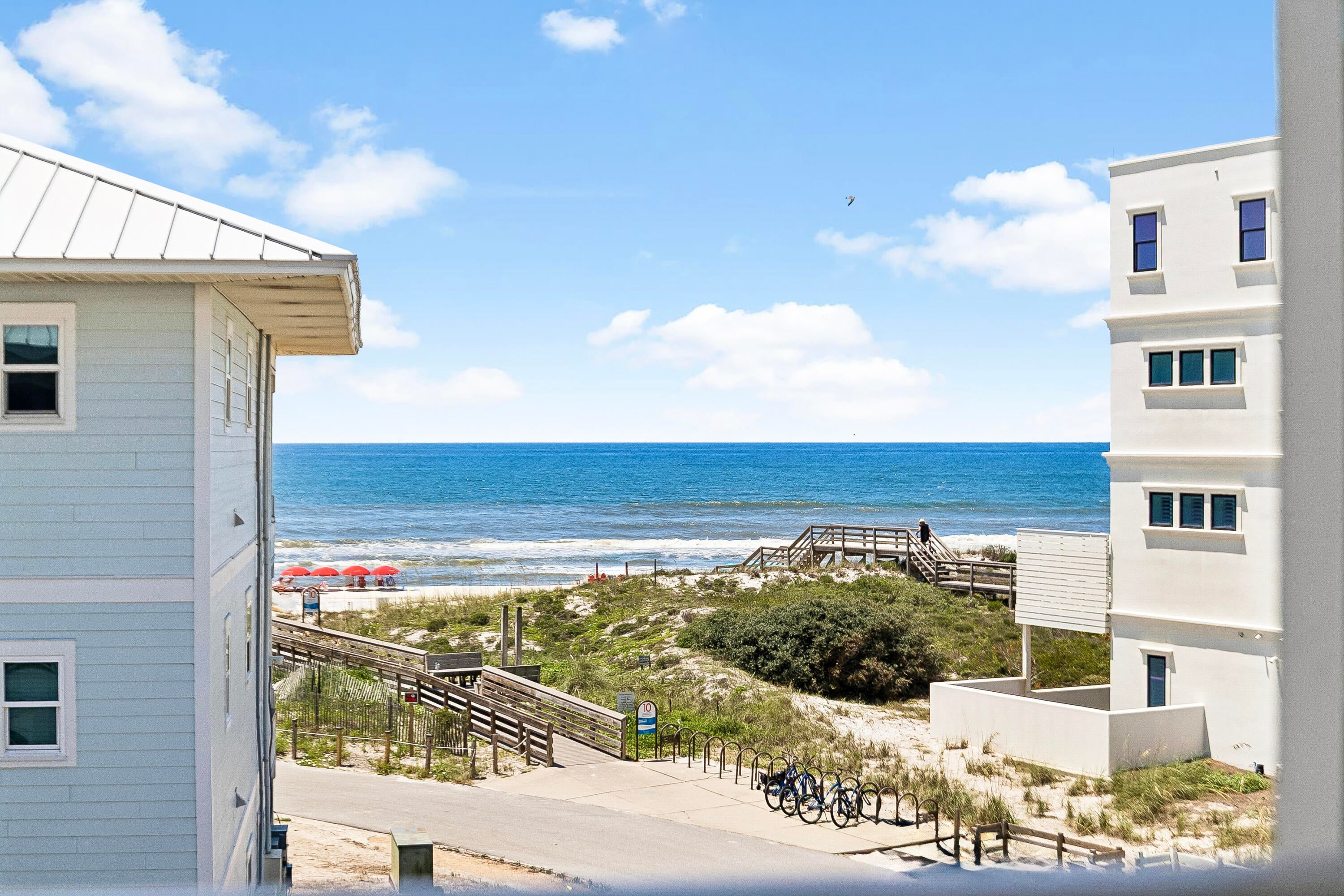 Perfectly positioned within the exclusive Beachside Villas community, this beautifully refreshed 3rd-floor residence offers a rare opportunity to enjoy one of the most peaceful stretches of Scenic Highway 30A. Just steps from the sugar-white sand and emerald waters, the villa pairs effortless coastal living with exceptional convenience, placing Alys and Rosemary Beaches and the area's celebrated dining, shopping and entertainment just minutes away. 

Sunlight and gulf breezes fill inviting living spaces designed for comfort and ease, preserving the home's relaxed beachside character. Whether serving as a primary residence, second home or vacation rental investment, the flexible floor plan offers low-maintenance ownership in one of 30A's most sought-after locations.

Beyond the front door, residents enjoy easy access to one of the widest and least crowded beaches along 30A, where peaceful mornings and spectacular sunsets become part of everyday life. Spend your days cycling the Timpoochee Trail, browsing local boutiques, enjoying the nearby farmers markets or dining at renowned restaurants including Pescado, George's at Alys and Paradis. The vibrant shops and restaurants of 30Avenue are also just a short drive away.

Beachside Villas offers a welcoming collection of amenities designed to complement the coastal lifestyle, including a community swimming pool and tennis courts. Combining an exceptional location, tasteful updates and enduring investment potential, this residence captures the authentic charm and relaxed elegance that continue to make the east end of 30A one of Florida's most desirable coastal destinations.