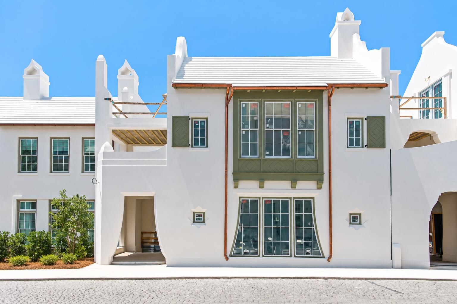 Alys Beach is pleased to announce the offering of our new Somerset Home, YY7. The home is designed by Miller Architecture and Design Studio and features 4 bedrooms, 4 baths, 2 half baths, a gracious courtyard with a pool, and an entry zaguan. The first floor features an open concept for the kitchen, living, & dining room. The second floor offers a primary suite, a covered loggia, and a sitting room that opens to a private terrace. The third level completes the home with a playroom, beverage station and a rooftop terrace.