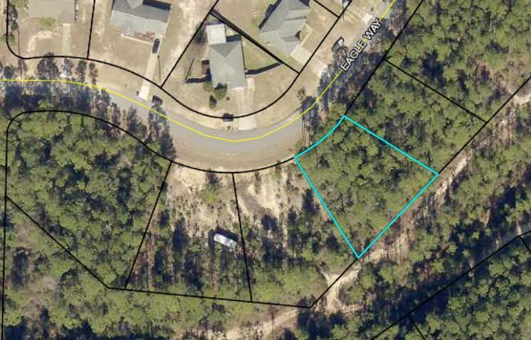 Build your dream home on this wooded residential lot in the established Triple Lakes Estates subdivision of North Crestview. This vacant parcel offers paved road frontage with public water available in the area and septic required. Manufactured homes are permitted, subject to county regulations. Conveniently located near schools, shopping, dining, and major roadways with easy access to Highway 90, Highway 85, and I-10. Buyer to verify all property dimensions, zoning, utilities, flood zone, and building requirements.