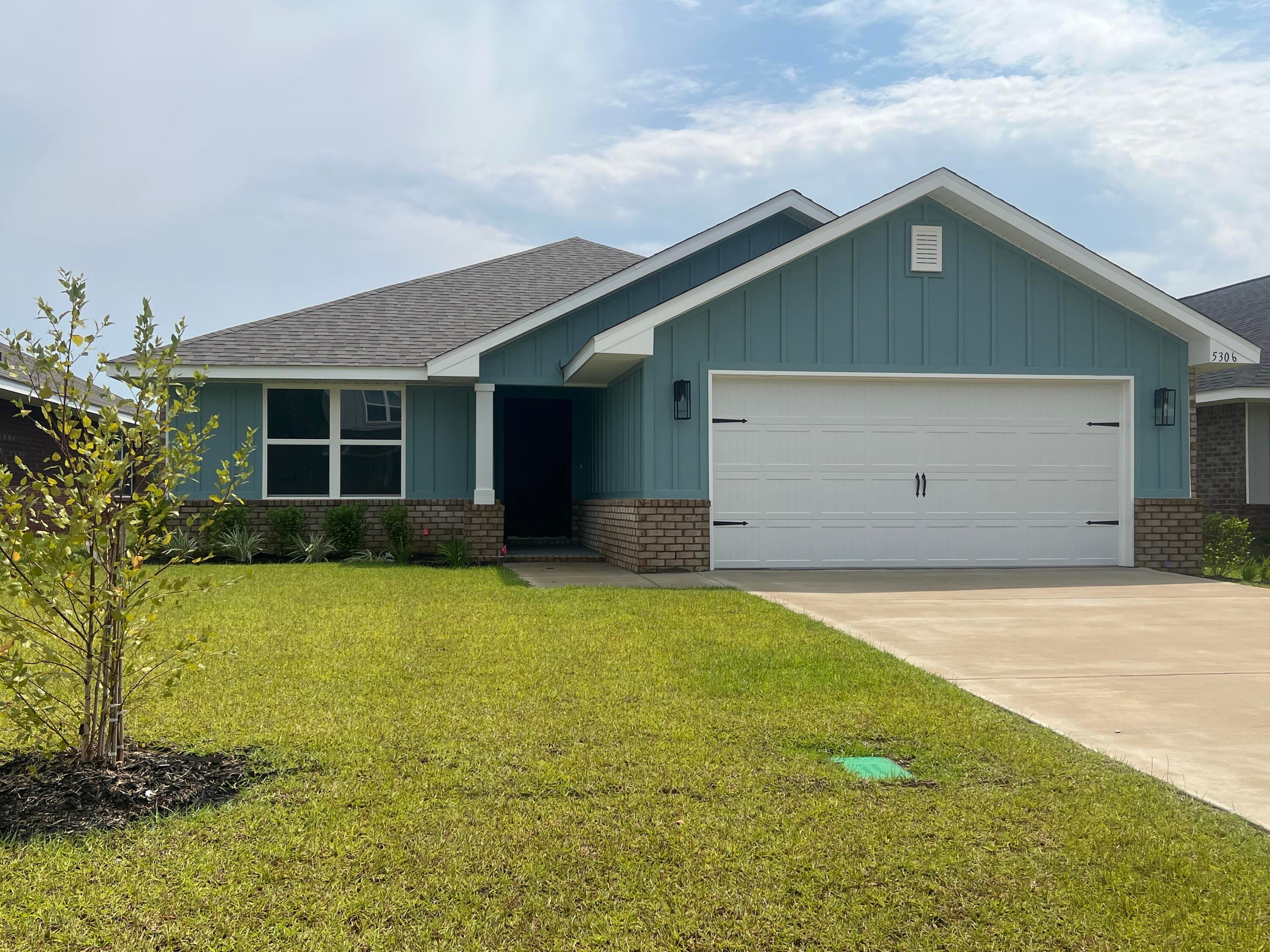 Welcome to HIDDEN PINES by Adams Homes. Located just 30 minutes to Navarre Beach, with close proximity to schools, shopping and much more. This home is 3-sided brick with Hardi design front, 2 car automatic garage, sprinklers with timer, and a sodded yard with a landscaping package. Some upgrades that are being added to this home include granite/quartz countertops in kitchen and bathrooms, Puretec LVP flooring everywhere with carpet only in bedrooms, craftsman style elevation, garden tub and separate tiled shower in the master bathroom.
