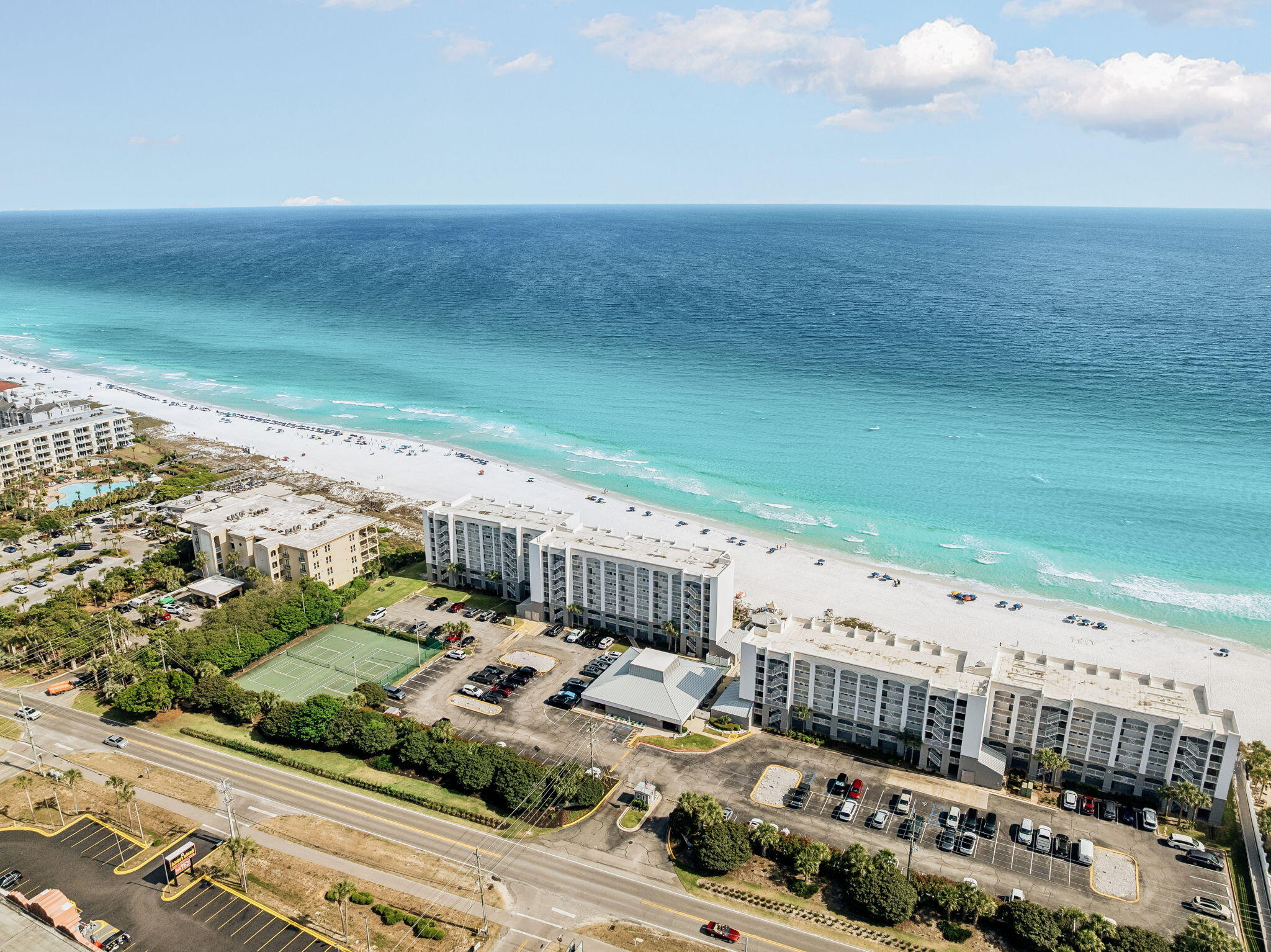Welcome to Beach House B205--your front-row seat to the sugar-white sands and emerald waters of the Gulf. Perfectly positioned in the heart of Miramar Beach, this beautifully maintained coastal retreat offers the ideal blend of relaxed beach living and strong investment potential.

Step inside to a bright, open-concept living space designed for comfort and connection, where coastal tones and natural light create an inviting atmosphere. The living area flows seamlessly onto a private balcony--your go-to spot for morning coffee, evening cocktails, and soaking in the salty breeze. This amenity-rich community delivers the full resort experience, featuring a Gulf-front pool, direct beach access just steps away, tennis courts, and beautifully maintained grounds. Whether you're lounging poolside, walking along the shoreline, or enjoying sunset views over the water, every day here feels like a vacation.

Ideally located near dining, shopping, and local favorites, this unit offers both convenience and lifestyle--making it perfect as a second home or turnkey rental property.

If you've been searching for an easygoing beach escape with incredible access, amenities, and views--this is it.