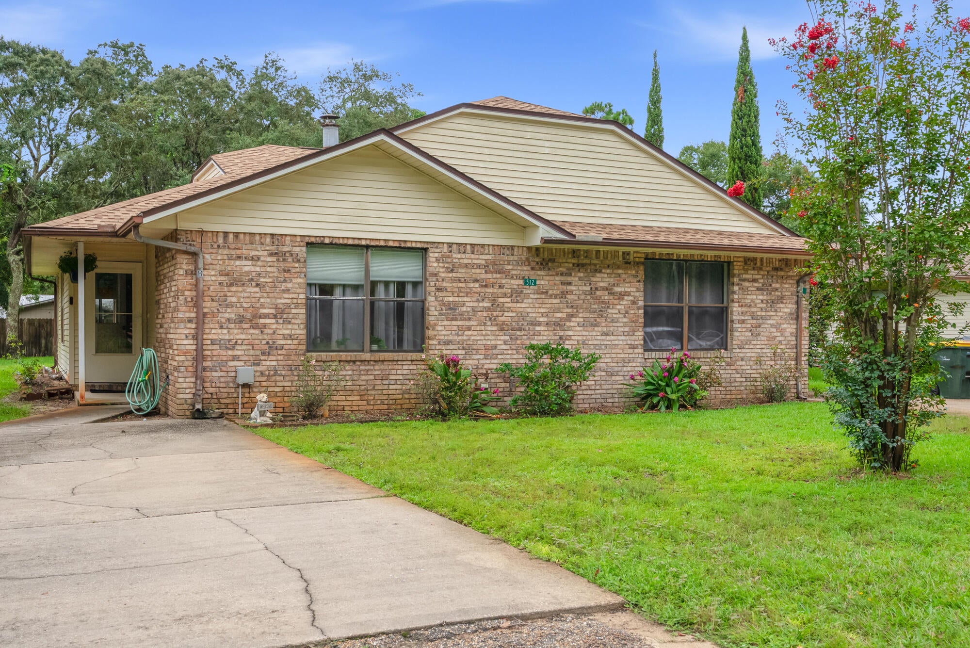 Attention investors! Duplex investment opportunity in the heart of Fort Walton Beach! 8.5% Gross Cap Rate! Step right into a cash flowing investment property, offering an exceptional ROI for investors looking to expand their rental portfolio. The best part, if you are looking for one more duplex, the sister property, 510 Parkview Rd is also for sale next door, if you want to add another 2 units to your rental portfolio! Unit features a comfortable 2-bedroom, 2-bathroom layout, providing ample living space and strong appeal for long-term tenants. Both Units are currently occupied with two long term leases at $1,600/month, renewing Spring of 2027. 
The functional floor plans offer spacious living areas with beautiful brick, wood burning fireplaces, recently updated kitchens, private bedrooms, and two full bathrooms per unit. Two separate residences under one roof. Conveniently located near local shopping, dining, schools, military installations, entertainment, and the beautiful Emerald Coast beaches, this property puts residents close to everything Fort Walton Beach has to offer. Whether you're an experienced investor or newer, this duplex offers versatility, location, and income-producing returns in a highly desirable Northwest Florida market. New roof was installed in 2025. 
These rarely come to the market. Don't miss your chance to own a great income producing asset.