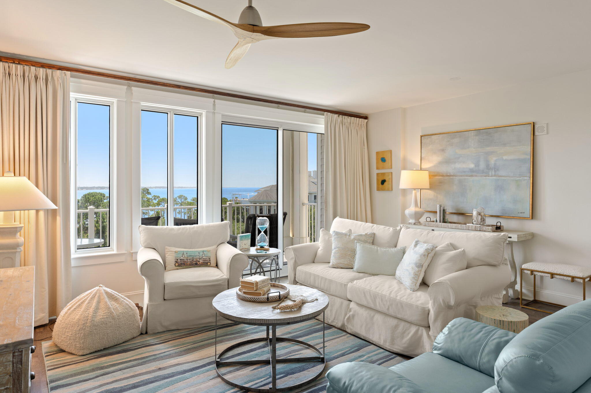 This one stands out!! Stunning 6th-floor condo with breathtaking western views of Choctawhatchee Bay, the Grand Gardens, and resort-style pool! This beautifully updated 2BR/3BA lock-off features luxurious furnishings, stainless appliances, washer/dryer, stylish decor, drapes, and LVP flooring throughout. Both sides offer private bay-view balconies. Proven rental performer with flexible lock-off design allowing use as a studio, 1BR/2BA, or full 2BR/3BA condo. Located in The Grand at Sandestin Golf & Beach Resort with premier amenities including pool, fitness center, valet, concierge, and seasonal check-in services. Just steps from the Village of Baytowne Wharf featuring dining, shopping, nightlife, concerts, seasonal fireworks, drone shows, festivals, and family events year-round!