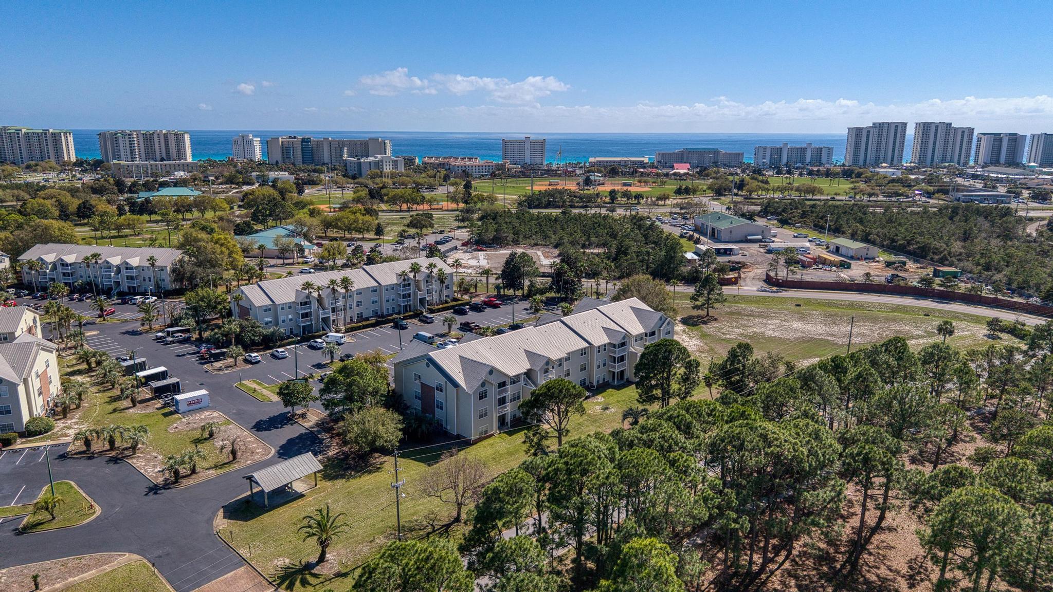 Beautifully positioned in the highly desirable Indian Lake community in Destin, this 3-bedroom, 2-bathroom condo offers 1,147 square feet of comfortable coastal living. Enjoy stunning views and an unbeatable location just minutes from Destin's world-famous white sand beaches, shopping, dining, and entertainment.

Inside, the home features tile flooring throughout and a light, airy color palette that enhances the open feel. The living, kitchen, and dining areas flow seamlessly together, creating an inviting space perfect for both relaxing and entertaining. The thoughtfully designed split-bedroom layout provides privacy and functionality for residents and guests alike.

Indian Lake residents enjoy access to fantastic community amenities, including a sparkling pool, fitness center and more.