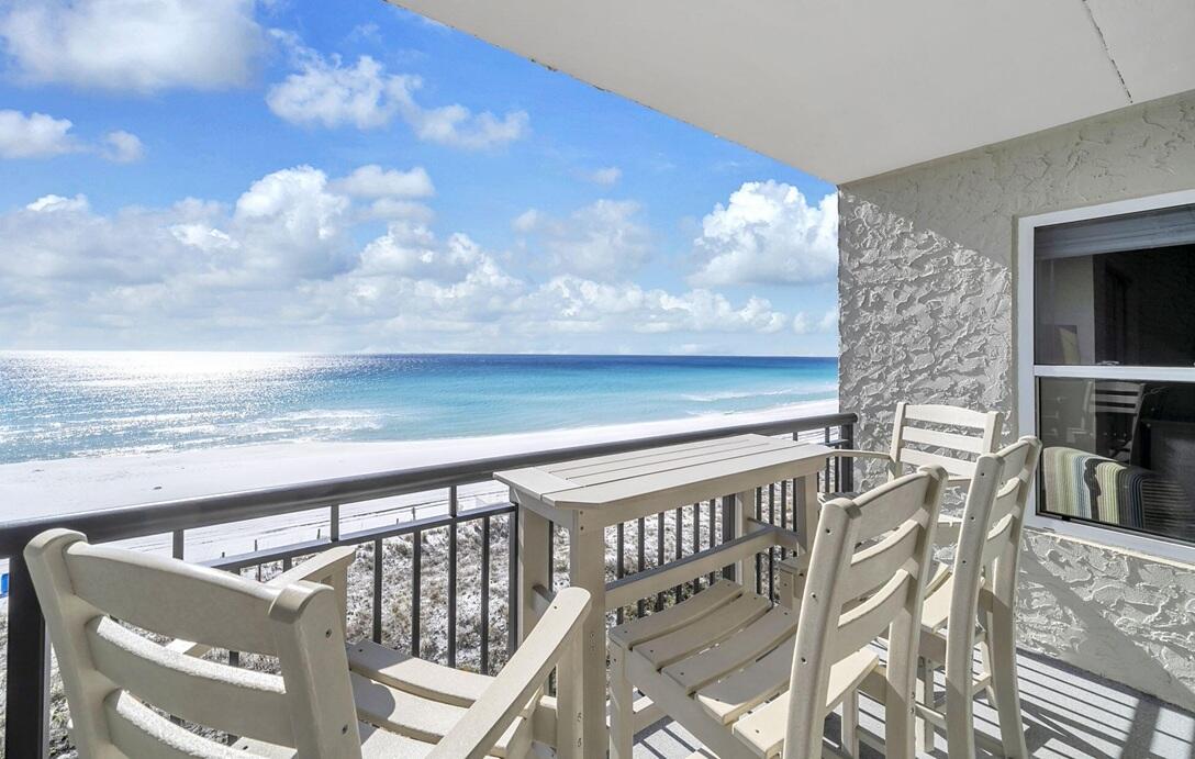 GYM, SHUFFLE BOARD, POOL, PICKLEBALL, - DON'T MISS THIS ONE. Immaculate gulf-front views from this 2BR 2BA condo in prestigious gated Island Echos Resort, a fully updated turnkey interior with high-end furnishing & appliances, and proven rental history! Owner has replaced and updated everything in recent years (see notes). Resort amenities include a gulf-front, seasonally heated pool, BBQ area, private beach access, tennis/pickleball courts, onsite management (required) & maintenance, gated access, PLUS exceptionally low HOA fees. Building is fully renovated within the last 10 years and milestone inspections completed. DOG FRIENDLY! Just bring your sunscreen and toothbrush, this turnkey 6th floor condo is perfect for making family beach memories AND generating great income! Call today! ****The upgrades here are where the real value lies: NEW AC, new waterproof floors, retextured ceilings, new furniture, stainless stove, refrigerator, microwave, remodeled bathrooms, plus a recently refurbished building-major expenses already handled. Combined with one of the lowest HOA fees on the beach, this is a rare cost-efficient hold. This checks every box-and at this price point, it won't last.
Buyer to verify all property data