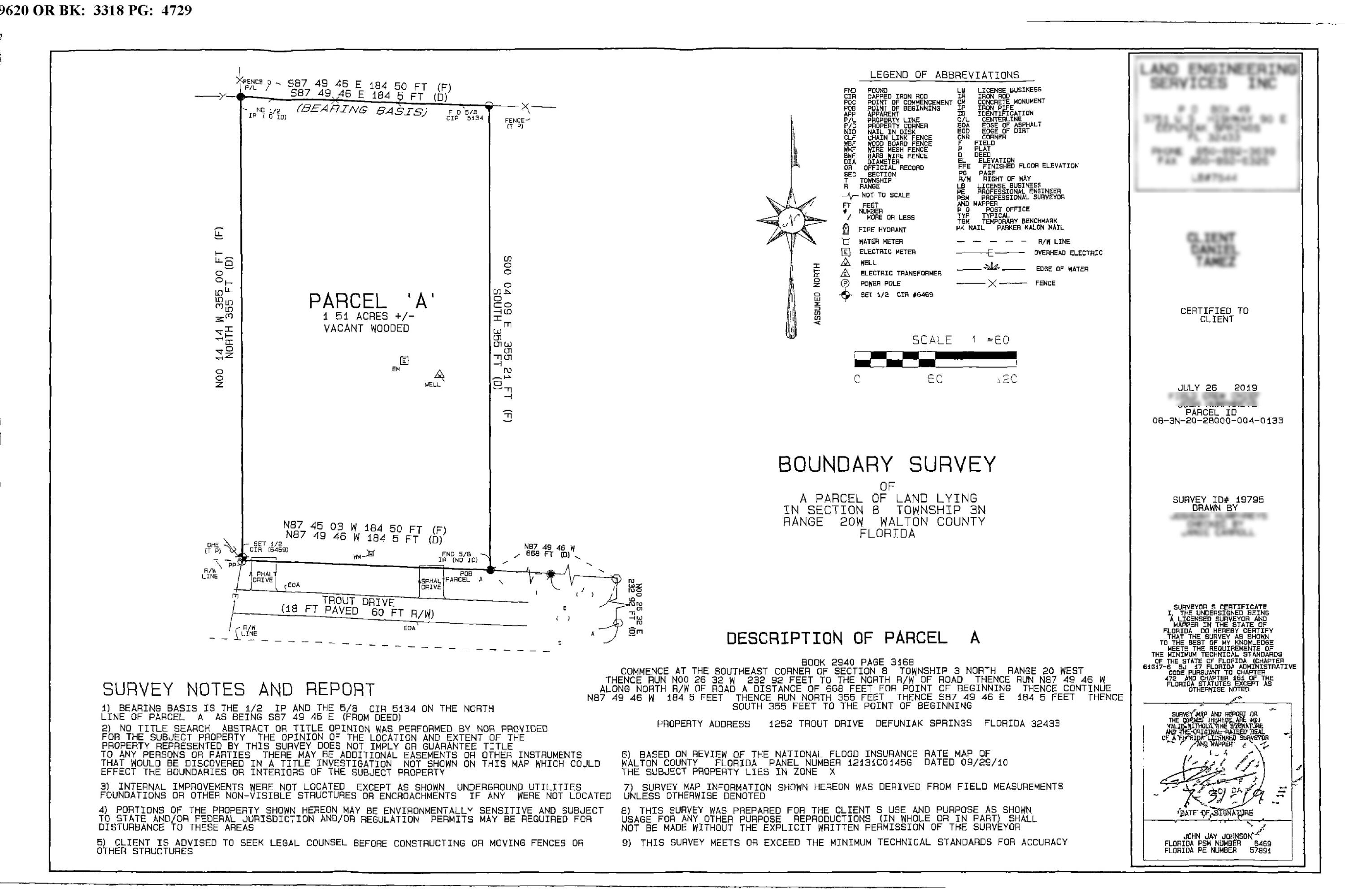 Metes and bounds - Land