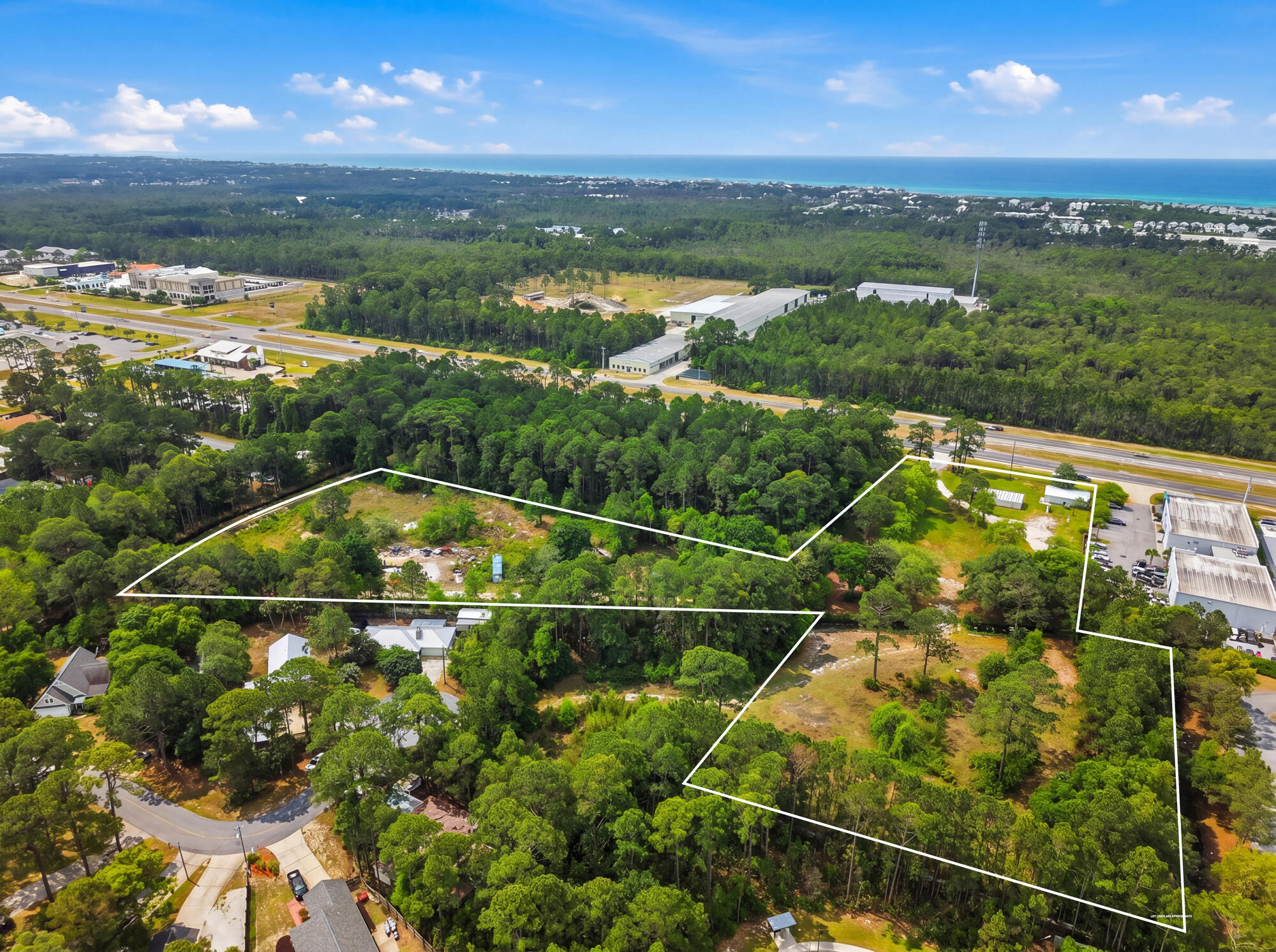 Positioned along the well-traveled corridor of US Highway 98, 5416 W US Highway 98 presents a compelling opportunity within the evolving landscape of Santa Rosa Beach. Comprising just over seven acres across three combined parcels, this offering brings together scale, visibility, and accessibility in a setting primed for thoughtful development.

With prominent highway frontage, the property benefits from consistent exposure and ease of access, creating a strong foundation for a wide range of commercial possibilities. The surrounding area continues to experience steady growth, enhancing both the presence and long-term potential of this location. The size and configuration of the land allow for a vision that is both expansive and intentional--whether designed for a single-use concept or a more dynamic, mixed-use environment. The site's visibility from Highway 98 ensures a natural connection to the flow of daily life along the Emerald Coast, while its accessibility supports seamless arrival and departure.

Defined by opportunity and positioned for impact, 5416 W US Highway 98 offers a rare canvas in one of the region's most active corridors--an address where thoughtful planning and design can shape something truly lasting.