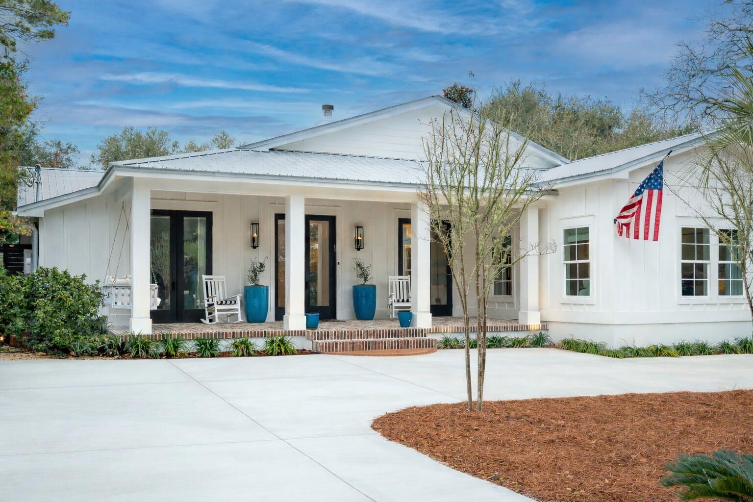 Welcome to 102 Camp Creek Road S, where modern luxury meets coastal charm in the heart of Inlet Beach, FL. This single-story redesigned masterpiece spans 3,809 square feet, offering a harmonious blend of timeless design and high-end comforts, all just steps from the beautiful emerald beaches of 30A.

From the moment you step inside, you'll be captivated by the rich character of 120-year-old reclaimed wood floors that flow seamlessly throughout, extending to the inviting screened porch. The home features 5 generously sized bedrooms, including 2 lavish primary suites, and 4.5 impeccably designed bathrooms, ensuring space and privacy for everyone.  

Designed with entertaining in mind, the open-concept living areas are nothing short of spectacular. The gourmet kitchen is a chef's dream boasting 2 dishwashers, 2 refrigerators, a wine bar, and an extended pantry. Gather around one of the 3 fireplaces--1 woodburning, 1 gas, 1 electric--or retreat to the oversized media/rec room for a cozy movie night.

Step outside, and the allure continues. The heated pool and spa invite you to unwind, while the outdoor kitchen and retractable screened porch make hosting al fresco dinners effortless. Just across the street, you'll find available dock access to picturesque Camp Creek Lake, perfect for kayaking, paddle boarding, or simply soaking in serene lake views. Thoughtful touches like the circular driveway, outdoor shower, and large laundry/mudroom with its own exterior door add convenience to your everyday coastal lifestyle. 

Nestled within walking distance to the pristine beaches of 30A, this home is more than just a house--it's a sanctuary designed for relaxation, connection, unforgettable memories and it's the perfect primary home, vacation home or lucrative investment property with rental projections of $321K.  

Don't miss your chance to own this extraordinary retreat and experience the best of coastal living.