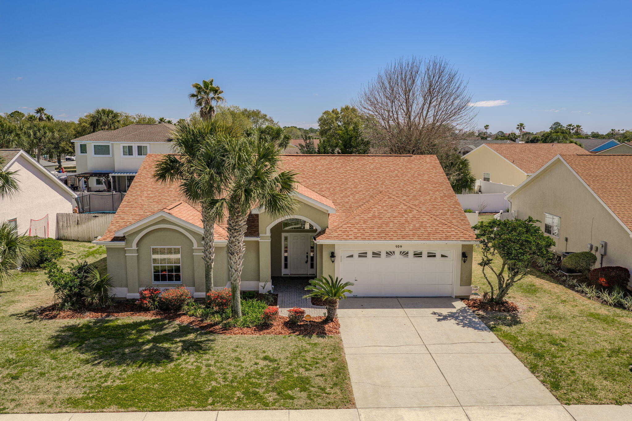 Major price improvement offered at an incredible value! Experience coastal living at its finest in this beautifully maintained 3-bedroom, 2-bath home with a spacious bonus room, located just minutes from the beach. Designed with comfort and style in mind, this home offers an open layout that is perfect for both everyday living and entertaining.

The thoughtfully designed floor plan features generous living spaces, well-appointed bedrooms, and a versatile bonus room that can easily serve as a home office, media room, or guest retreat. The kitchen flows seamlessly into the main living area with gas fireplace, creating an inviting space to gather with family and friends.  The home also boasts a large dining area off the kitchen and laundry room with new washer and dryer.  The home features a new A/C unit, roof, garage door, and fence as well. Step outside and enjoy the relaxed coastal lifestyle with a fully fenced large backyard and patio area with retractable awning and room for a pool.  The beach is just a short walk or golf cart ride away! The community of Summerwood is family friendly with sidewalks and a community pool.  It's conveniently located approx. 1 mile from Pier Park where you can enjoy shopping, dining, and entertainment making this home the perfect blend of location and lifestyle.