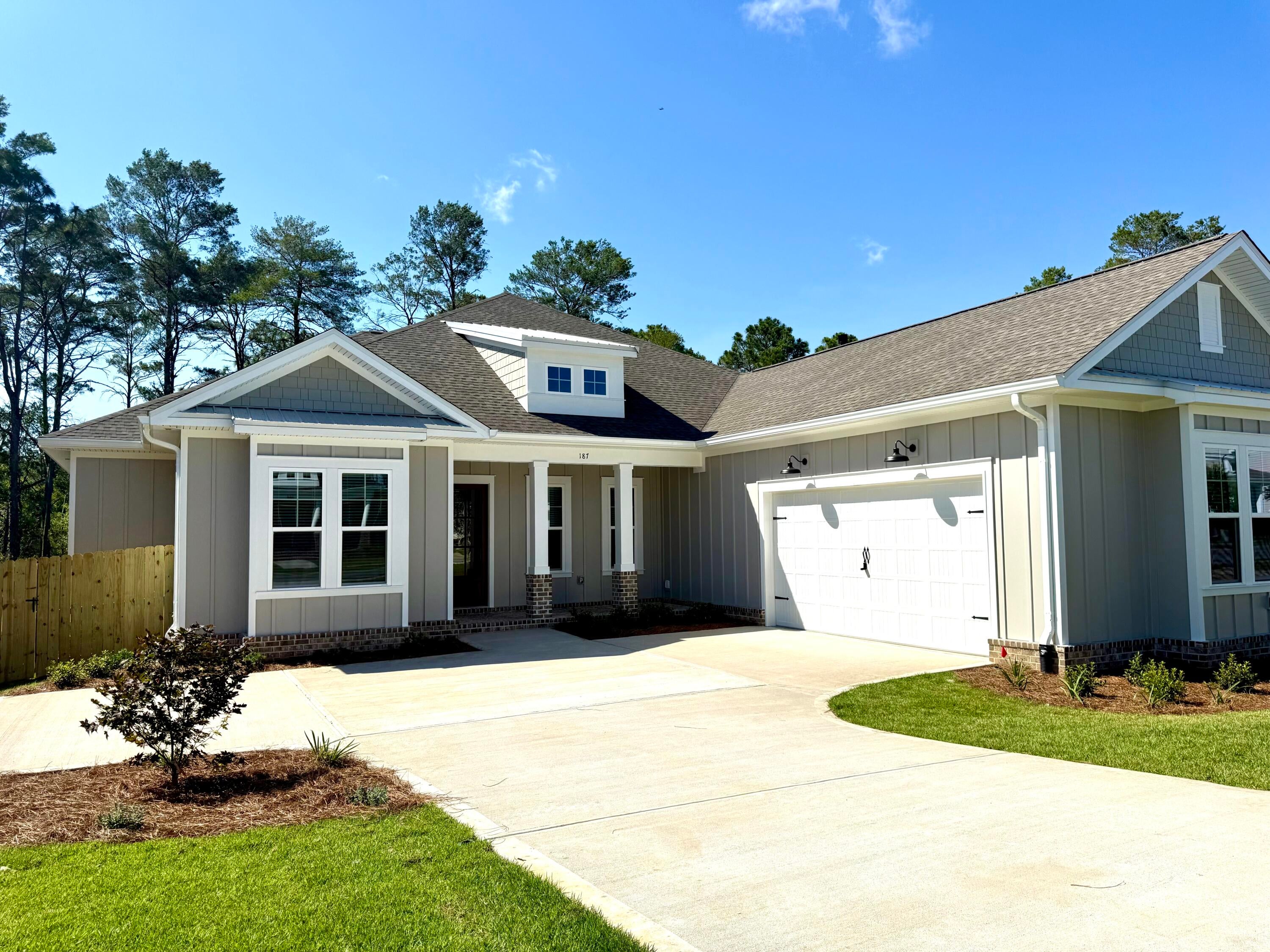 Est completion end of April 2026, Welcome to this desirable, spacious floorplan. over 2800 sf . 4 bedroom, 3 full bath, w/ an office and a Media room! Located on a desirable perimeter lot that backs up to the nature trails. All wood cabinets and quartz cabinets, w/ wood toned, LVP flooring. The kitchen boasts a large kitchen island and gas range, w/ black cabinet pulls and plumbing fixtures. The cozy media/den features a stylish fireplace.   The master boasts a large, walk in tile shower and a deep soaking tub.  Very spacious walk in closet for plenty of storage. The backyard is large enough for a pool and play area. and a welcoming screened back porch for entertaining friends and family.
