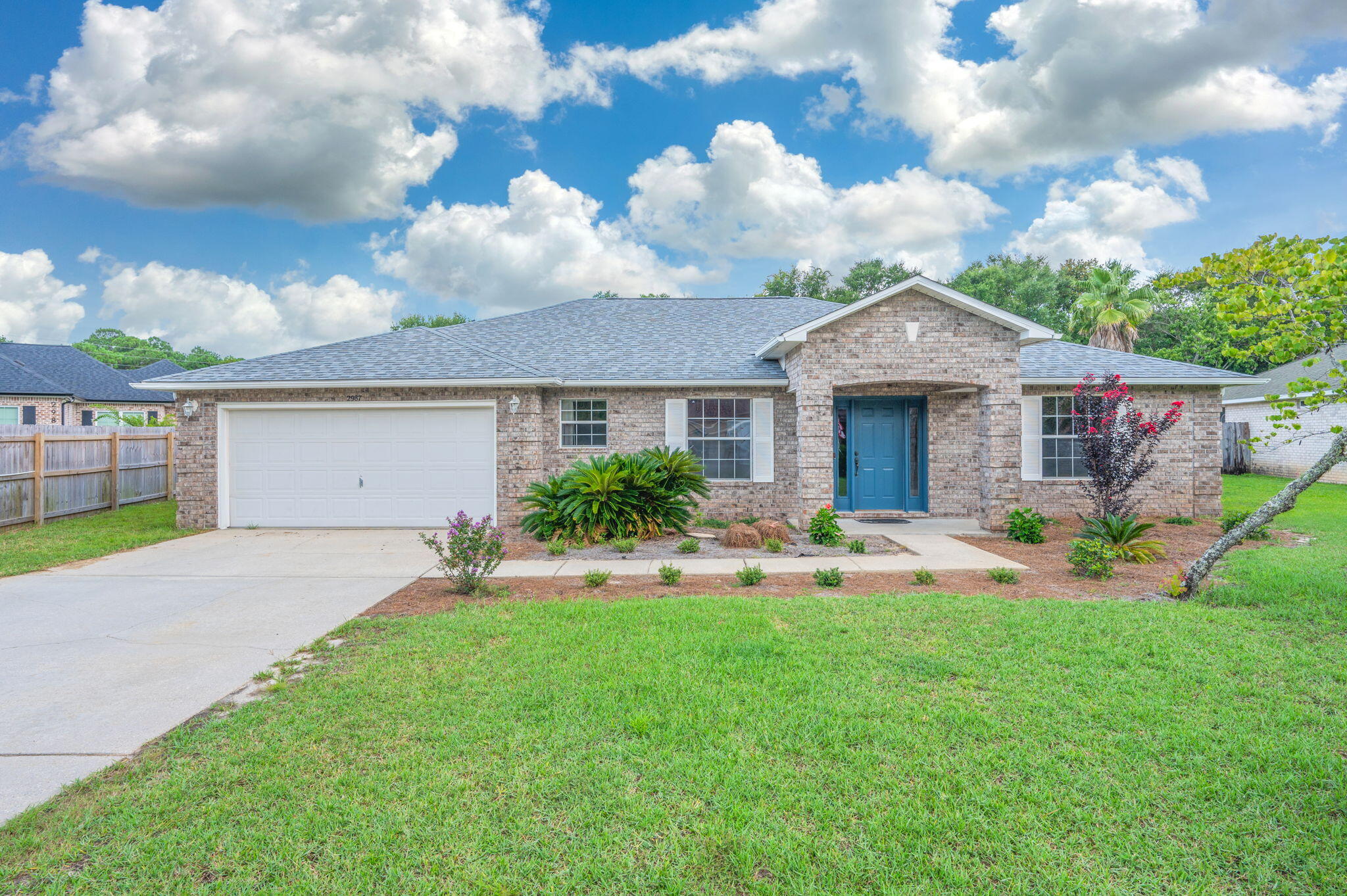 The seller is now offering $10,000 towards a buyer closing cost or points buy down.  

This beautiful and well maintained home truly has it all, a gorgeous updated kitchen ready for entertaining, a split floorpan, all one level, an in-ground pool, solar panels, wired for solar water heater, quiet cut de sac, a generous yard space for gardening, playing, or entertaining, close to golf courses, 15 minutes to the heart of Navarre, Navarre beaches, equidistant to Pensacola NAS and Hurlburt Field AFB. 

This home truly is move in ready and near it all.  Contact for a private tour.