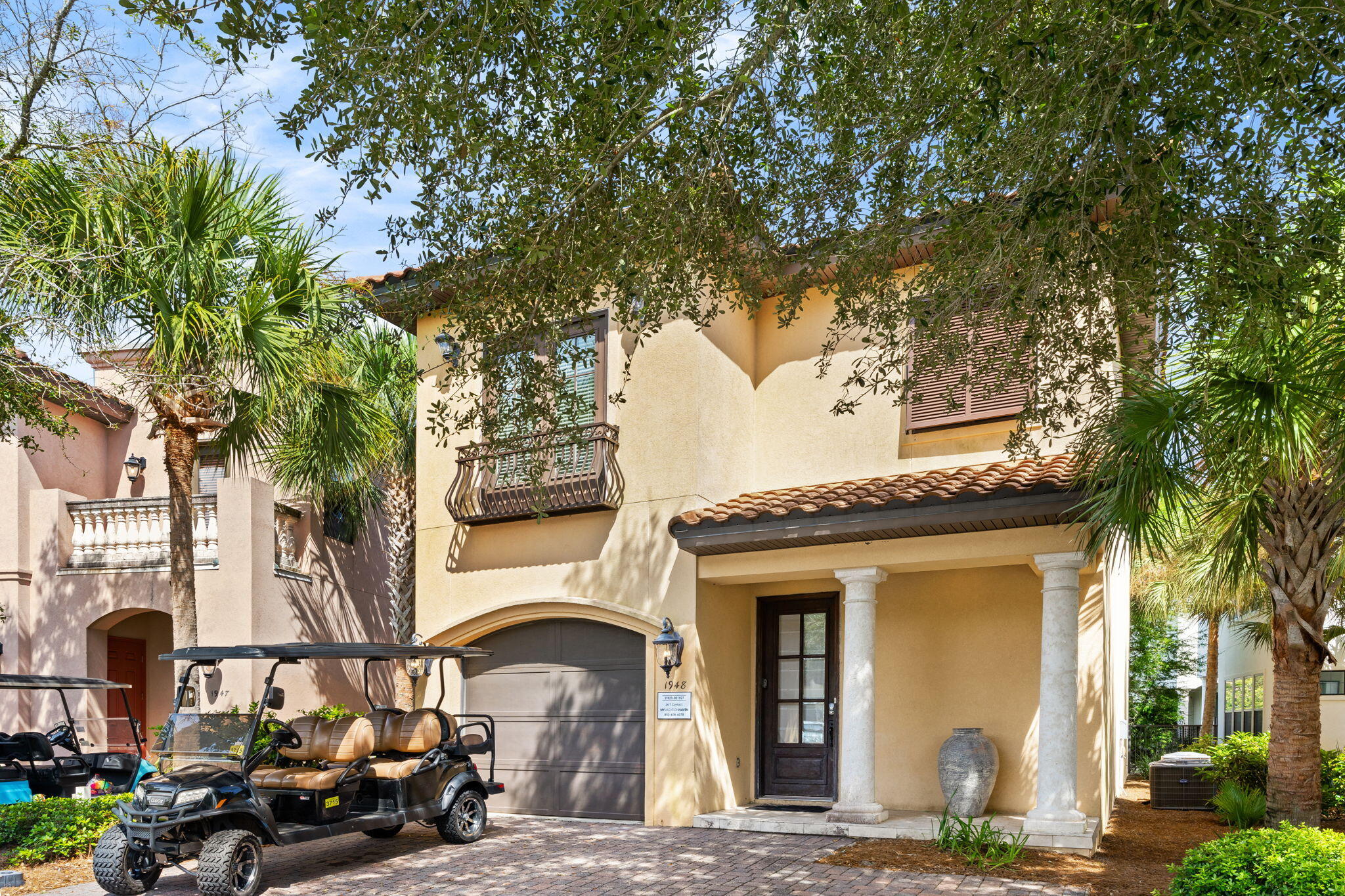 Discover effortless coastal luxury in this stunning Mediterranean-style villa nestled within the exclusive Villa Lago neighborhood of Sandestin Golf & Beach Resort. Beautifully appointed and sold fully furnished, this 4-bedroom, 3.5-bath villa is the perfect turnkey primary home, vacation retreat, or income-producing asset.
Designed for entertaining, the open-concept floor plan showcases spacious living & dining areas filled with natural light, while the gourmet kitchen features a breakfast bar, pantry, and abundant prep space. Coastal-inspired interiors create a relaxed yet sophisticated atmosphere throughout.
Step outside to enjoy tranquil canal and fountain views from the covered back patio or sip your morning coffee from the private balcony off the primary suite. Every detail invites you to embrace the resort lifestyle.
Additional features include a one-car garage with golf cart storage, a designated golf cart parking pad, and a double-width driveway offering ample parking for family and guests.
Located behind the gates of Sandestin Golf & Beach Resort, owners enjoy access to more than 2,400 acres of world-class amenities, including sugar-white beaches, championship golf, a full-service marina, tennis and pickleball courts, resort-style pools, waterfront dining, boutique shopping, entertainment, and miles of scenic walking and biking trails.
This residence offers the rare opportunity to own a fully furnished slice of paradise in one of the Emerald Coast's premier resorts!
