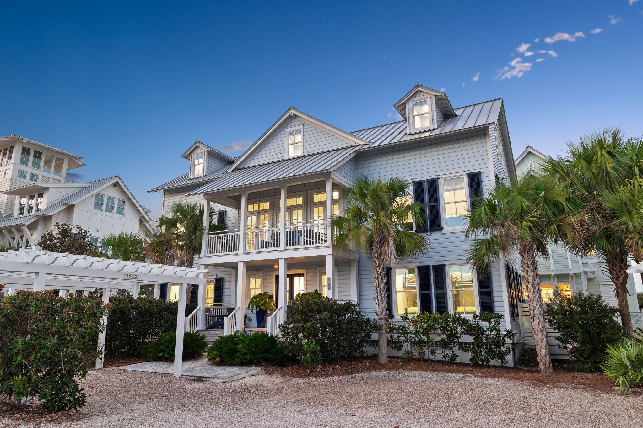Rarely available on WaterColor's Beach Lane, this home offers an exceptional opportunity to own in one of 30A's most sought-after communities. Renovated in 2018, the residence blends timeless coastal style with a generous footprint designed for effortless beachfront living. 

Thoughtfully designed and beautifully decorated, the home features expansive living and gathering spaces, along with five bedrooms to comfortably accommodate family and guests. Panoramic Gulf views are showcased throughout, anchoring the home in an elevated and truly exceptional beachfront setting. The layout is designed for both entertaining and everyday living, with multiple living areas that provide flexibility for hosting, relaxing, and extended stays. The five-bedroom configuration, including dual primary suites and a dedicated bunk room, allows for seamless accommodations for larger groups.

With its spacious design, direct access to the private deeded beach, and coveted location in WaterColor, this home offers a rare combination of scale, comfort, and true beachfront living.