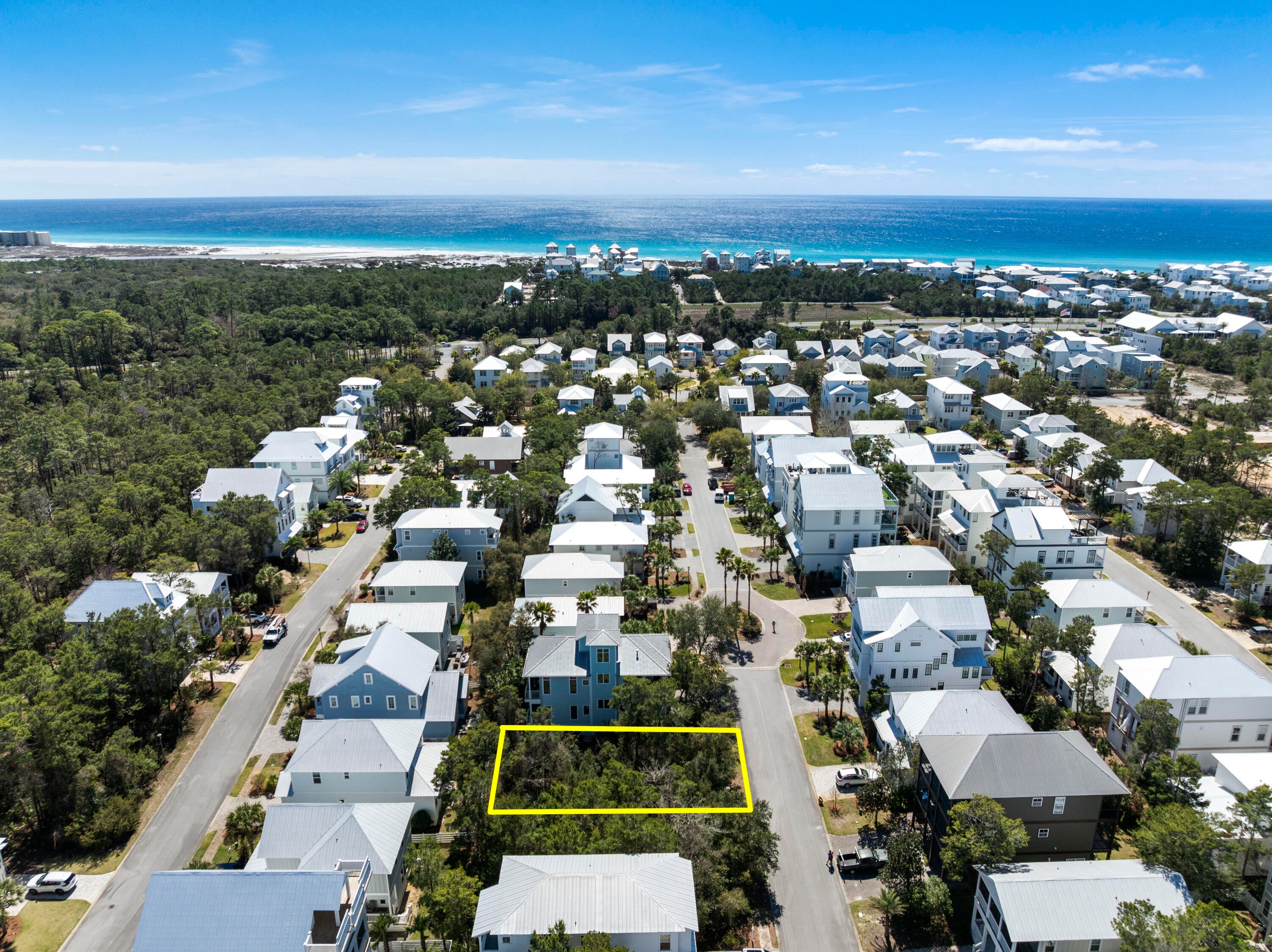 Discover the opportunity to build your ideal coastal retreat within the sought-after community of Grande Pointe at Inlet Beach, where modern coastal architecture meets an exceptional natural setting. Ideally located less than a mile from the area's largest public beach access, Alys & Rosemary Beach, as well as 30Avenue and Scenic 30A, this homesite places you at the center of everything that makes this stretch of the Emerald Coast so desirable. Enjoy effortless access to a vibrant collection of dining, shopping, and entertainment options that define the Inlet Beach and 30A lifestyle. For added convenience, a nearby pedestrian underpass beneath Hwy 98 allows for easy and safe access to 30A without crossing the busy highway, enhancing connectivity to the surrounding communities and amenities. 

Residents of Grande Pointe also enjoy direct access to Lake Powell, the largest coastal dune lake in North America, via a private neighborhood dock which is perfect for kayaking, paddleboarding, and exploring the unique coastal ecosystem.

Whether you're planning a primary residence, second home, or investment property, this homesite offers an exceptional opportunity to experience a truly elevated coastal lifestyle in one of Inlet Beach's most desirable communities.