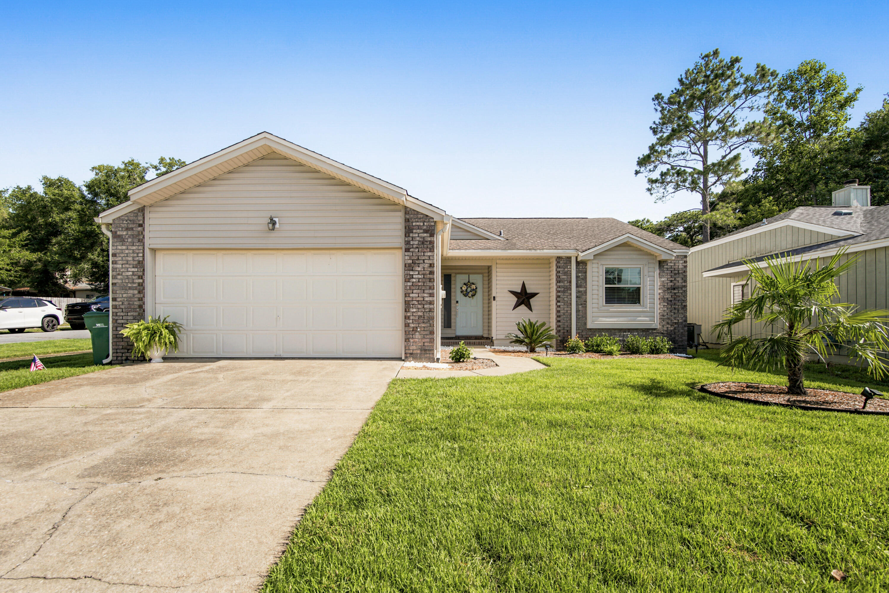 BACK ON THE MARKET AT NO FAULT OF THE SELLERS - SELLERS ARE MOTIVATED! Here's your chance to own this beautifully updated home in the heart of Niceville! Welcome to 3793 Peachtree Way, where comfort, convenience, and value come together. Whether you're a first-time homebuyer, a growing family, looking to downsize, or searching for a fantastic investment property, this home checks all the boxes.

Inside, you'll find beautiful hardwood flooring throughout the main living areas and a tastefully renovated kitchen completed in 2022, featuring updated cabinetry, stylish finishes, and all-new appliances. Additional improvements include fresh interior paint, all new interior and exterior doors, new exterior siding, a newer HVAC system, a brand-new water heater, and an approximately 11-year-old roof, offering added peace of mind.

Relax on the private screened porch while enjoying your morning coffee or unwinding in the evening overlooking the beautifully landscaped backyard. A brand-new washing machine is included, and the dryer conveys with the home.

Ideally located just minutes from Northwest Florida State College, shopping, dining, Eglin Air Force Base, Hurlburt Field, and Duke Field, this home is perfect for commuters, military personnel, students, and anyone wanting to enjoy the Niceville lifestyle. With no HOA dues, this property is an outstanding opportunity for both homeowners and investors alike.