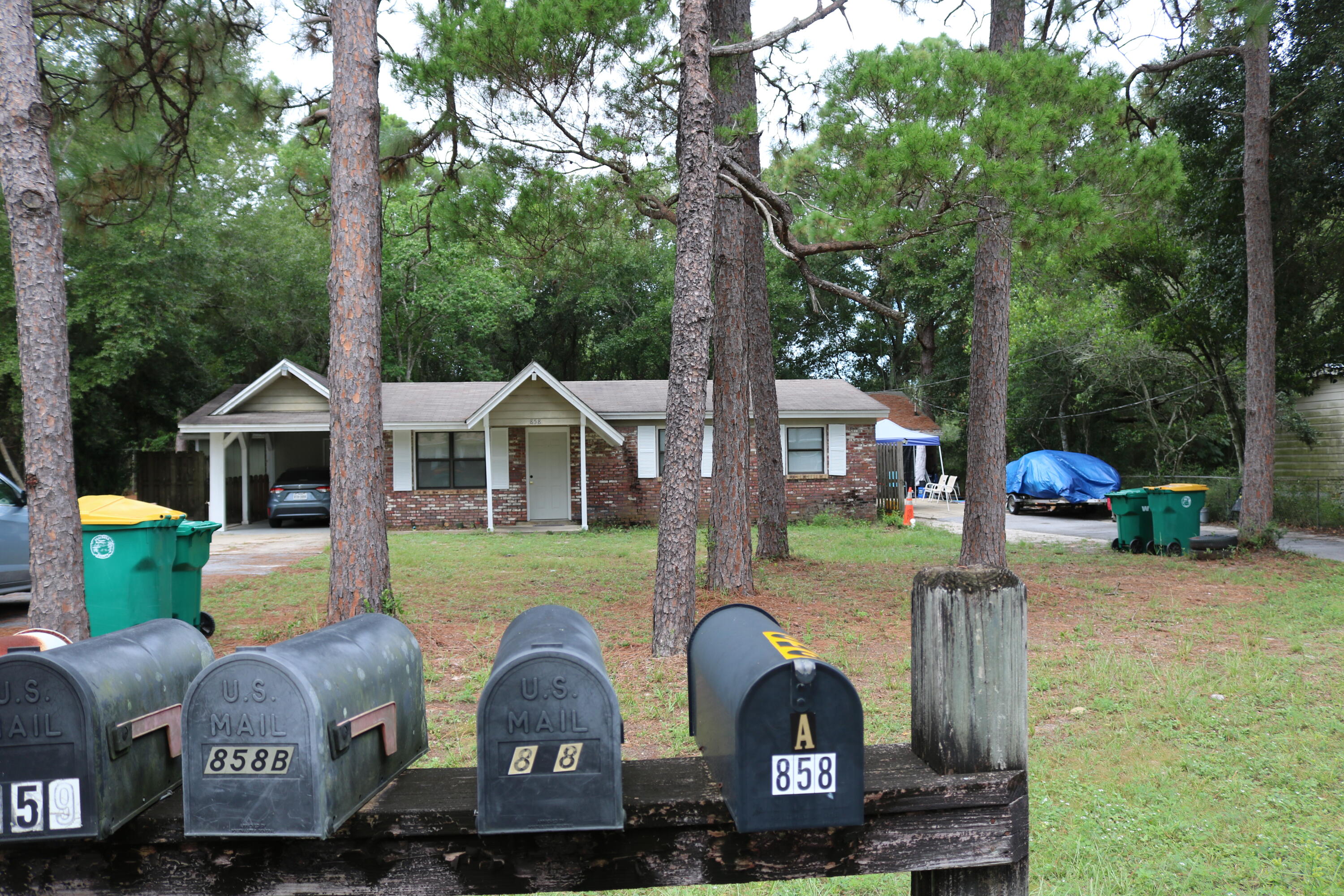 INVESTOR ALERT!! Here is your UNICORN!  Add this to your portfolio! Multi-generational living opportunity located in the heart of Fort Walton Beach. 858 is a 3 bed/1 bath Single family ranch home with a brand new 2026 HVAC! In the back is a separate duplex on the same property! Duplex has 2 units 858 B is a 2 bed/2 Bath unit with a separate driveway and carport, and 858 A is a 1 bed/1 bath unit with a converted carport with additional living space and its own separate driveway! 3 Driveways for easy access. All are occupied and these have been great rentals through the years.  Close to everything the Emerald Coast has to offer.  Located close to Eglin AFB and Hurlburt AFB.  All that is missing is you!
