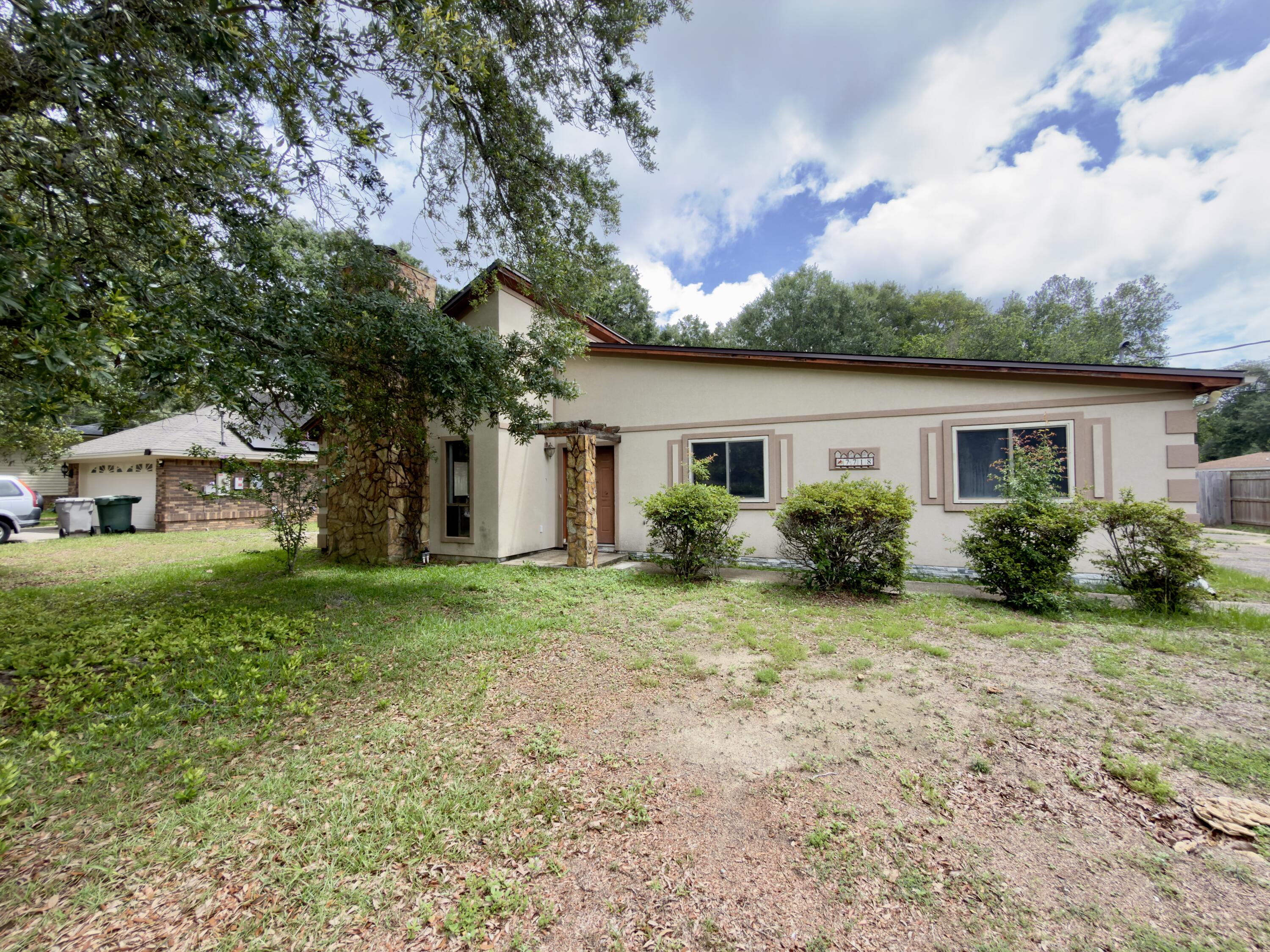 If you are looking for your a home with tons of potential, this REO opportunity is one to see. Nestled in an established area that is just a few miles from interstate access, hospitals, churches, colleges, and more, you found it. Built in 1984, 1394sf home has stucco exterior, privacy fenced back yard and an enclosed patio. The original side entry 2 car garage was enclosed in the past and that square footage is not included in this living square footage. The living room has a vaulted ceilings with a stone fireplace. Much of the original windows were replaced with vinyl windows, taking a big chunk out of any rehab costs. The kitchen is galley and leads to the separate dining area. Tiled floors are in the foyer, kitchen, dining, baths and master bedroom with the rest of the home having laminated flooring. Location is spot on and this diamond could be yours. Due to repairs, this home will not qualify for most financing but there are lots of renovation loans available. Call today!