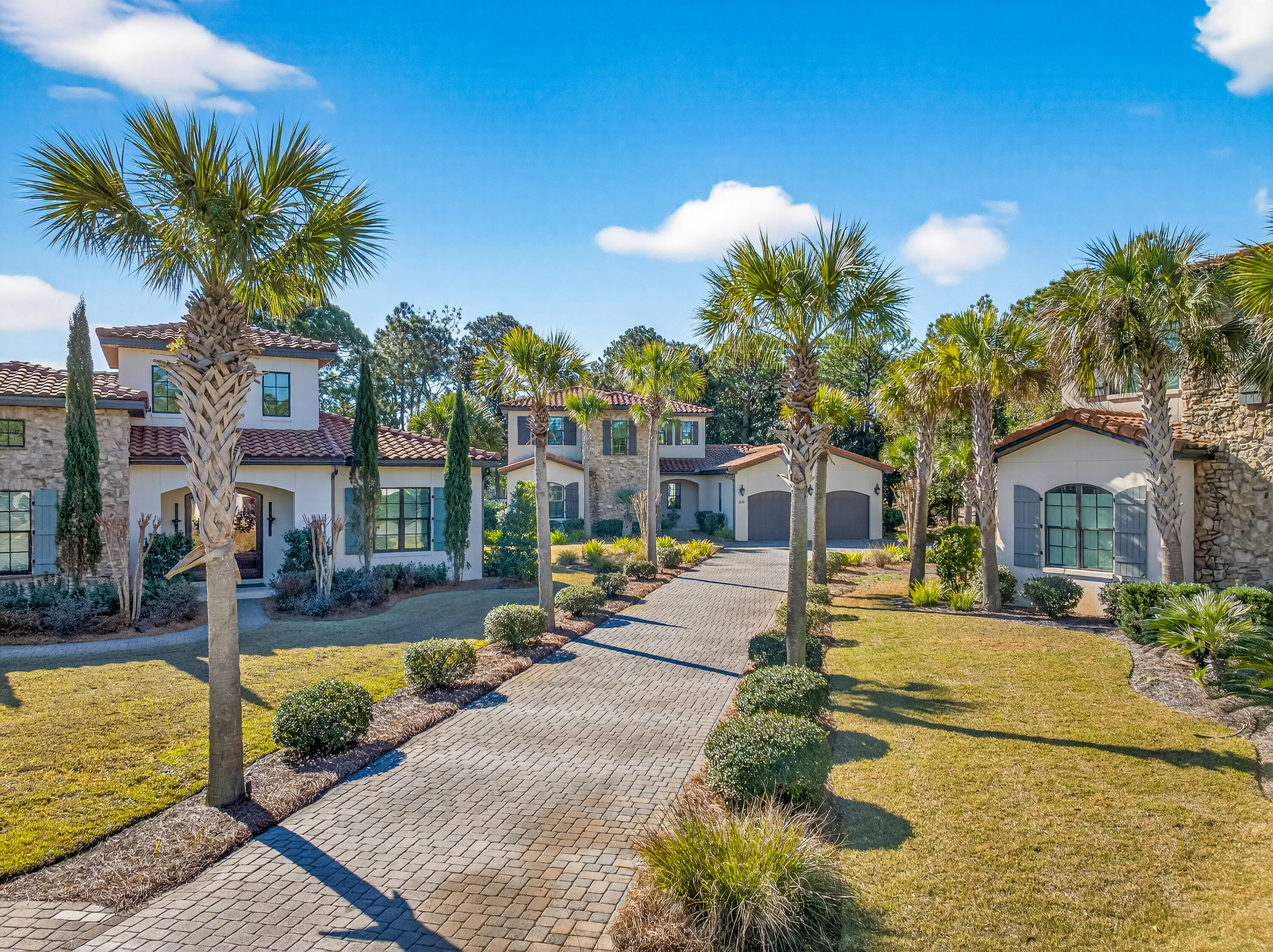 Welcome to a rare opportunity in the exclusive Genoa neighborhood of Sandestin Golf and Beach Resort--currently the only home available in Genoa. This stunning Tuscan-style residence was thoughtfully designed and built by renowned Huff Homes in 2016, offering 4 bedrooms, 4.5 bathrooms, and 2,972 square feet of beautifully appointed living space on an expansive .77-acre cul-de-sac lot. Set back from the road for exceptional privacy and tranquility, the property enjoys picturesque Raven golf course views, lush mature landscaping, and a spacious yard with room to add a pool if desired. Inside, the home showcases soaring ceilings, abundant natural light, and a sophisticated blend of travertine, hardwood, and carpet flooring. The gourmet kitchen is designed for both entertaining and everyday living, featuring high-end appliances, a cooktop plumbed for gas, an oversized island with sink, abundant cabinetry, and generous storage throughout. Additional highlights include a wet bar, surround sound system indoors and on the screened porch, extensive storage, and plumbing for a central vacuum system. The spacious screened porch, complete with a built-in grill, provides the perfect setting for enjoying Florida's coveted indoor-outdoor lifestyle. Upstairs, a versatile flex room offers endless possibilities as a media room, office, bunk room, or additional gathering space, all while enjoying gorgeous, elevated views of the surrounding golf course and natural landscape. The home also features a 2-car garage plus a dedicated golf cart garage door with additional golf cart/storage space. With two HVAC systems (one replaced in 2023), high-end finishes, and a thoughtfully designed floor plan, this exceptional residence seamlessly blends luxury, comfort, and timeless style within one of Sandestin's most desirable communities.

As an introduction to the Sandestin lifestyle, we invite our new owners to explore amenities that make Sandestin special. The listing brokerage and seller(s) are presenting the buyer(s) of this property with (2) 90-minute rounds of Tennis court time, a golf foursome at one of our three championship courses, and a round of golf for up to four (4) players at the unrivaled Burnt Pine Golf Club.

Sandestin Golf and Beach Resort features more than seven miles of beaches and pristine bay front, four championship golf courses, 15 world-class tennis courts, a 226-slip marina, a fitness center, spa and celebrity chef dining. Shop, dine and play at the charming pedestrian village, The Village of Baytowne Wharf and more. Inside the gates of the resort, residents enjoy a balanced lifestyle of high-class living, spanning the 2,400 acres from the beach to the bay. Everything within the gates of the resort is accessible by golf cart or bicycle. The entire resort is interconnected by miles of pedestrian, bike and golf cart paths that weave through groves of live oaks, meandering past natural lagoons, fountains, man-made lakes, and meticulously landscaped fairways.