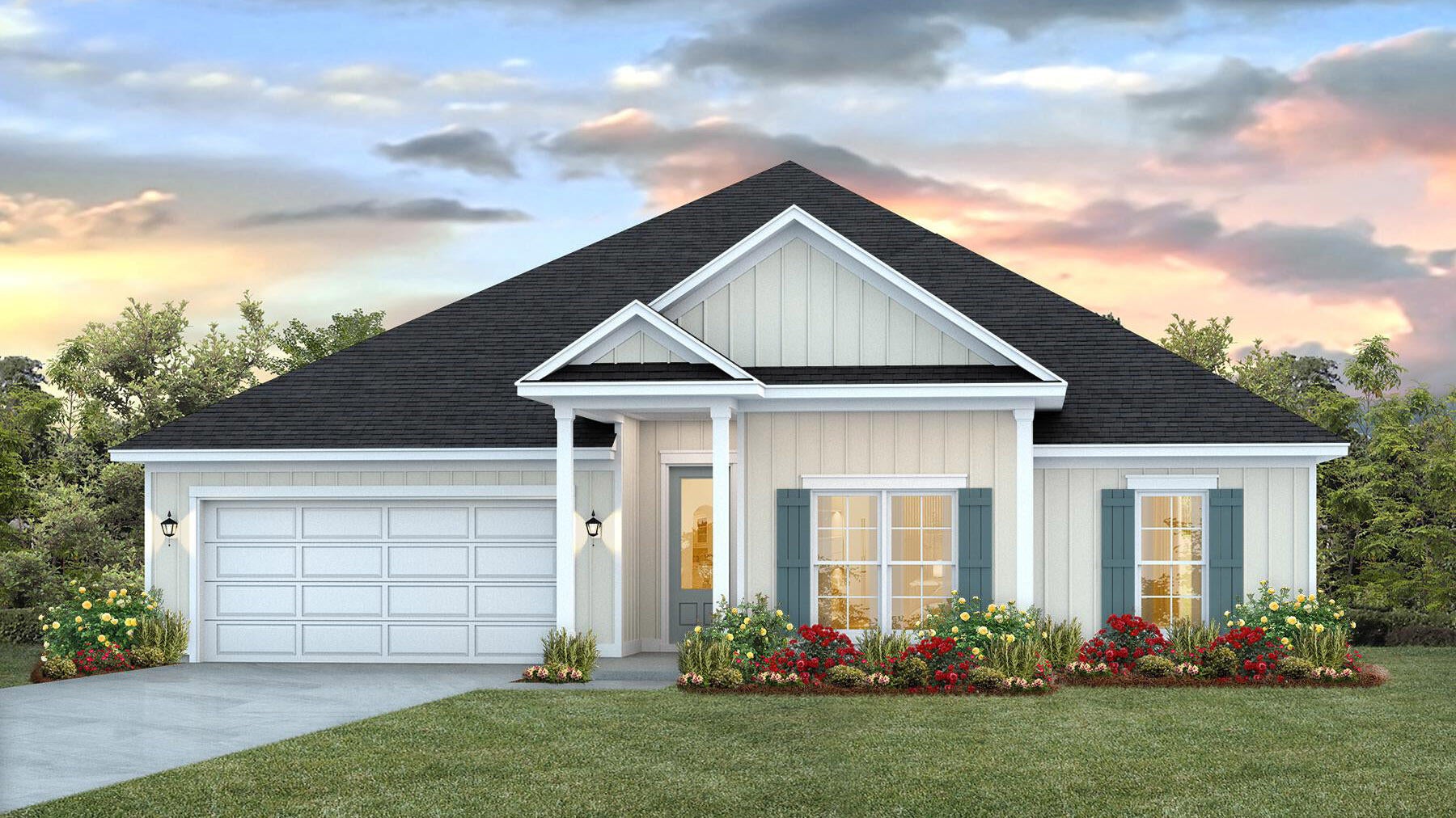 NOW SELLING! Welcome to Rosemary Sound in Gulf Breeze, FL. The stunning Magnolia Plan! With exactly 2,800 square feet, this beautiful single-story home offers 5-bedrooms with 3-bathrooms, a 2-car garage, and a seamless open layout. Stunning Quartz countertops in kitchen and baths, all stainless-steel appliances, gorgeous EVP wood look flooring & plush carpet in the bedrooms. The Smart Home Connect System includes several Smart Home convenient devices. Upscale home with great curb appeal. Community Pickleball Court is an incredible amenity. Must see! ALL LISTING pictures, colors, features, and size may vary. Square footages are approximate.