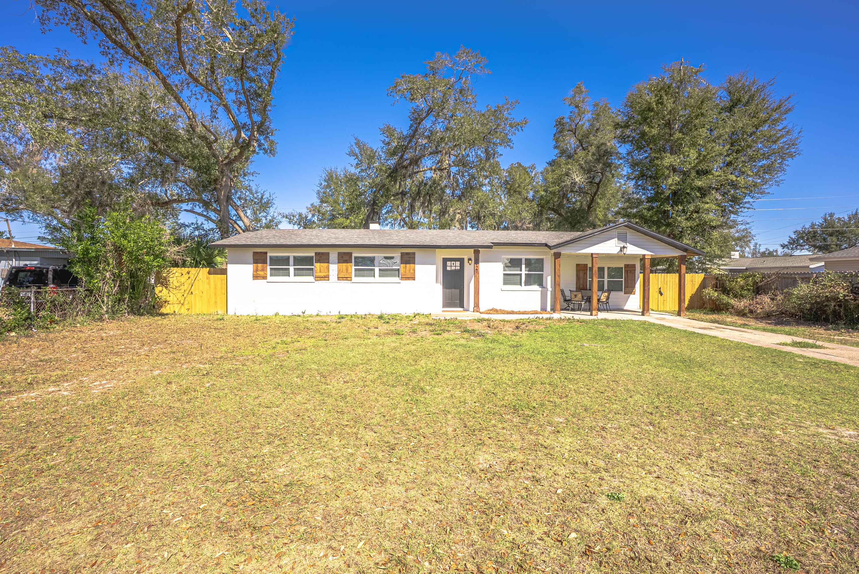This beautiful, recently updated residence offers the perfect balance of style and function.  Situated with dual access between Hickory and Hensey Roads, the property features a large backyard with an oversized rolling gate  --ideal for secure boat or RV storage.  Inside, the heart of the home is a central kitchen with new appliances, a breakfast bar with hidden storage, and seamless flow in to the living and dining rooms.  A large bonus room has many possibilities:  playroom, home office or formal dining.  The master suite serves a a private retreat, with a tastefully renovated bath with a large glass shower and spacious walk-in closet.  3 additional bedrooms are each near the 2nd bathroom.  Upgrades include:  tankless water heater, all new windows, custom laundry shelving and pantry.