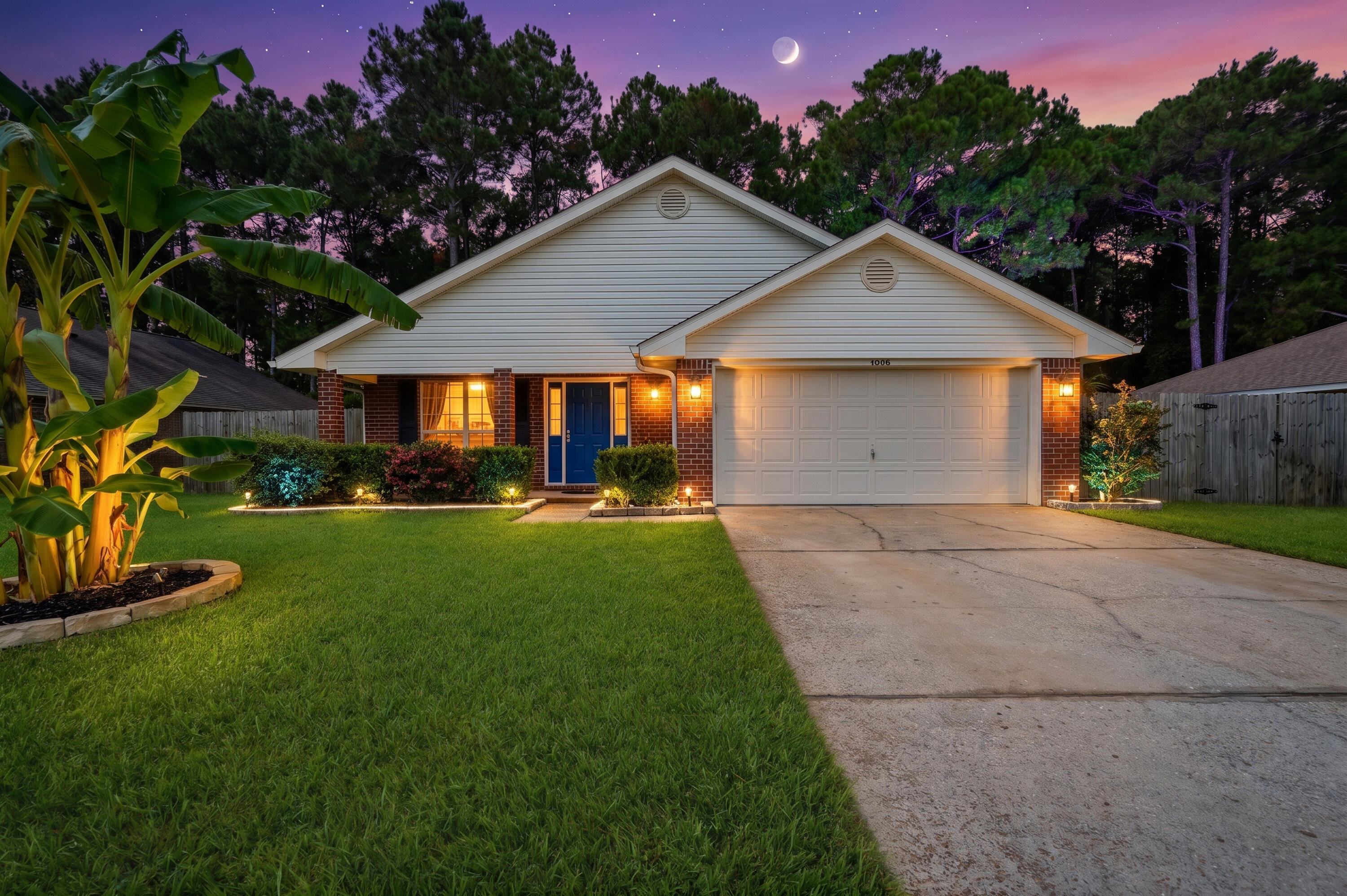 Welcome to this move-in ready home tucked away on a quiet cul-de-sac in East Navarre! This well-maintained home offers a comfortable, functional floor plan with LVP flooring throughout the main living areas, tile in the kitchen, and carpet in the bedrooms. The kitchen features stainless steel appliances and plenty of space for everyday living. The spacious primary suite includes a private bath with dual vanities, a soaking tub, and separate shower. Outside, enjoy a neatly landscaped yard and the added privacy and reduced traffic of a cul-de-sac location. Conveniently located near shopping, dining, area beaches, and everything Navarre has to offer. Major updates include a 2024 roof, 2020 HVAC, and 2023 water heater, adding extra peace of mind for the next owner. Affordable, well cared for, and ready for you to make it home!