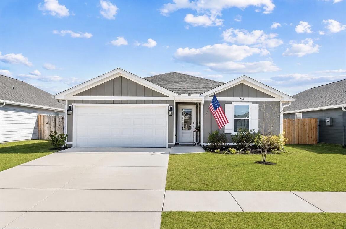 Reduced!!! this beauty is only 3 yrs. old.  Priced to sell, don't let this one get away!!  Located in Park Place in Panama City FL, this 4-bedroom, 2-bath Freeport floor plan offers 1,550 square feet of well-designed living space in one of the closest new construction communities to Tyndall Air Force Base. The welcoming entry opens into a bright, open-concept layout ideal for everyday living and entertaining.

The kitchen features a large center island and granite countertops throughout the home, with clear sightlines to the dining and living areas. A split-bedroom design provides privacy, with two bedrooms and a full bathroom at the front of the home and an additional bedroom off the entry hallway.

Main living areas, bathrooms, and laundry room are finished with luxury vinyl plank flooring, while the bedrooms feature carpeting. The primary suite includes a spacious bedroom and an en-suite bathroom with a double vanity, oversized shower, and large walk-in closet.

Exterior features include a brand-new privacy fence with integrated LED lighting and a backyard with ample space. Residents enjoy access to a beautiful community pool maintained by the low cost HOA. Conveniently located near shopping, parks, and schools, with easy access to Tyndall Air Force Base. Low HOA fees, billed quarterly, add to the home's overall value.

Schedule your private showing today and see why this home is the perfect place to make your next move.