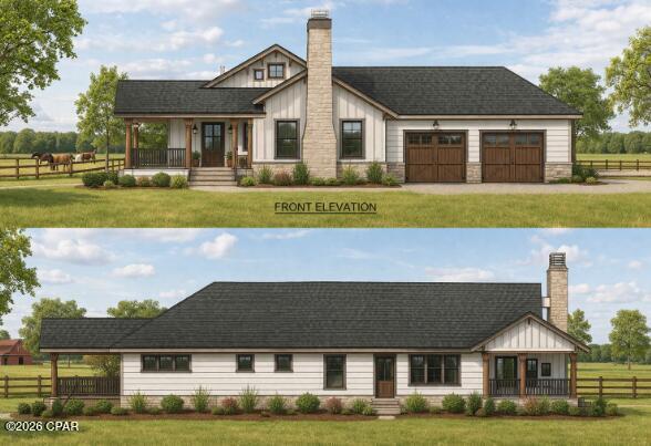 Welcome to your private slice of country living in Calhoun County. This beautiful 10-acre ranch offers the perfect blend of space, privacy, and modern comfort. Featuring a thoughtfully designed home with approximately 2,166 heated and cooled square feet, this property includes 3 bedrooms, 3 bathrooms, and a spacious open-concept layout ideal for everyday living and entertaining. Enjoy a large kitchen flowing into the living and dining areas, a cozy fireplace, and a split-bedroom floor plan for added privacy. The primary suite features a walk-in closet and a well-appointed bathroom. Additional highlights include a mudroom/laundry area, a 2-car garage, and inviting front and rear porches--perfect for relaxing and taking in the peaceful surroundings. Beyond the home, the property offers endless possibilities with ample space for animals, gardening, recreation, or future expansion. Outdoor enthusiasts will love the nearby natural amenities, including kayaking in crystal-clear, spring-fed waters that flow into the Chipola River, as well as scenic biking trails throughout the area. Whether you're looking for a homestead, weekend retreat, or investment opportunity, this Calhoun County ranch delivers space, functionality, and a lifestyle you won't want to leave.